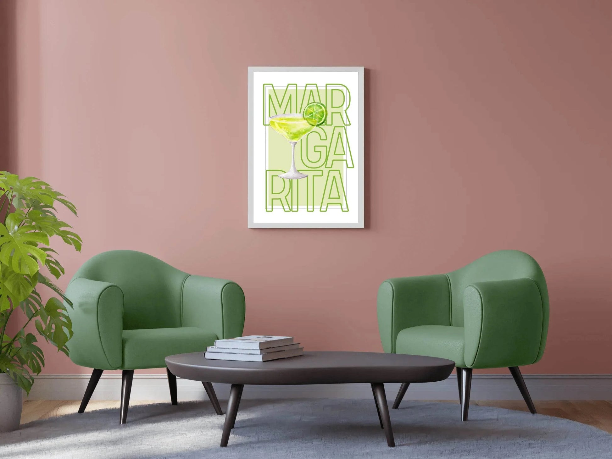 Margarita & limon Cocktail Wall Art - beink online art store
