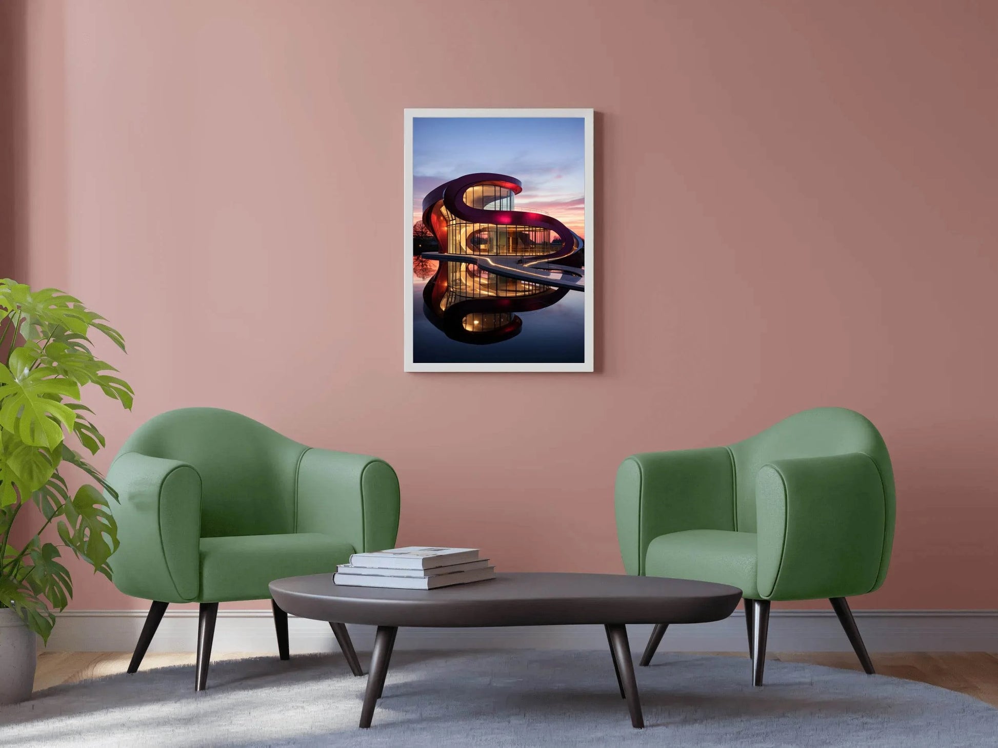 Villa Savoye Architectural Wall Art - beink online art store