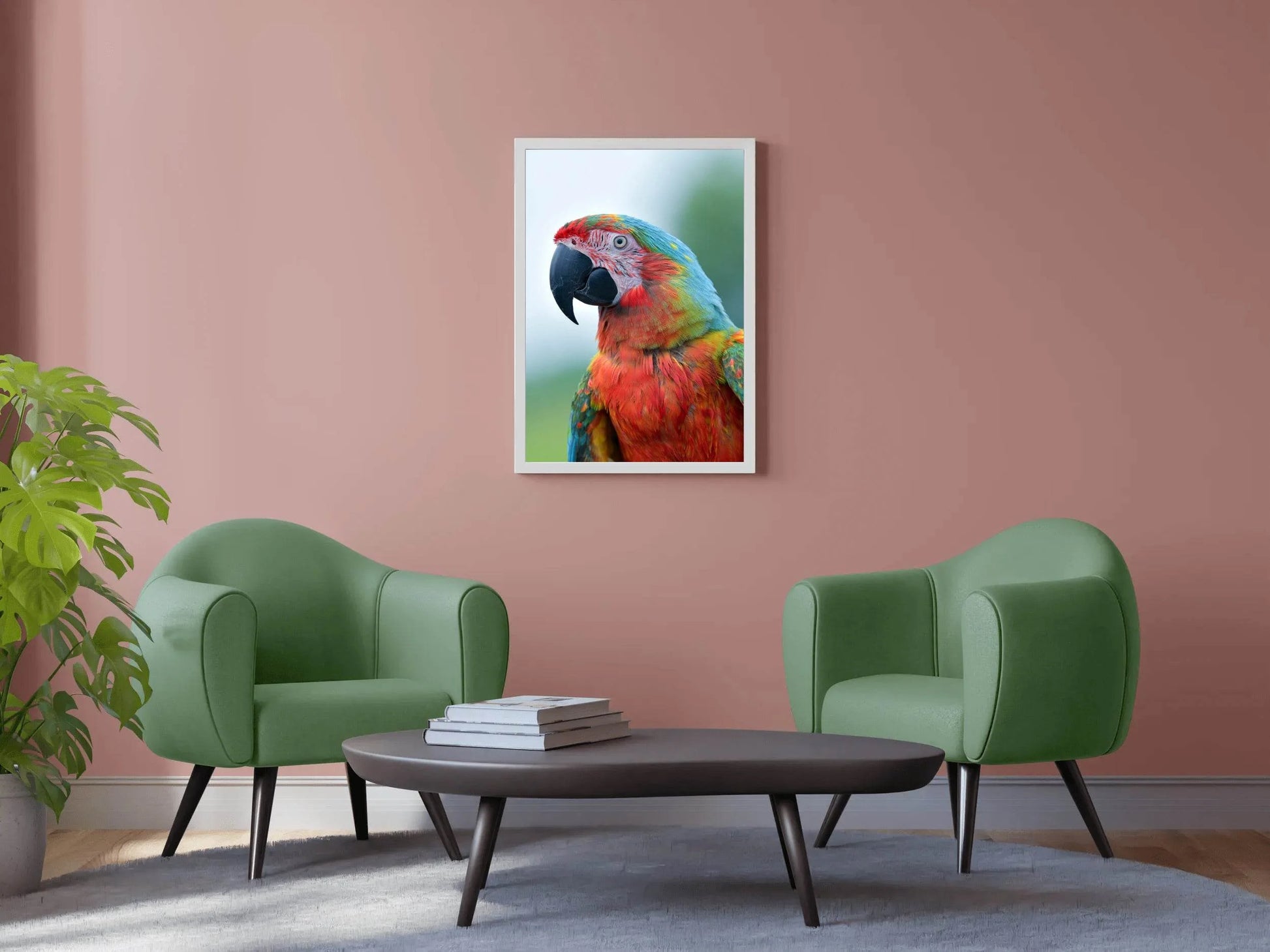 Beautiful Macaw Parrot Wall Art - beink online art store
