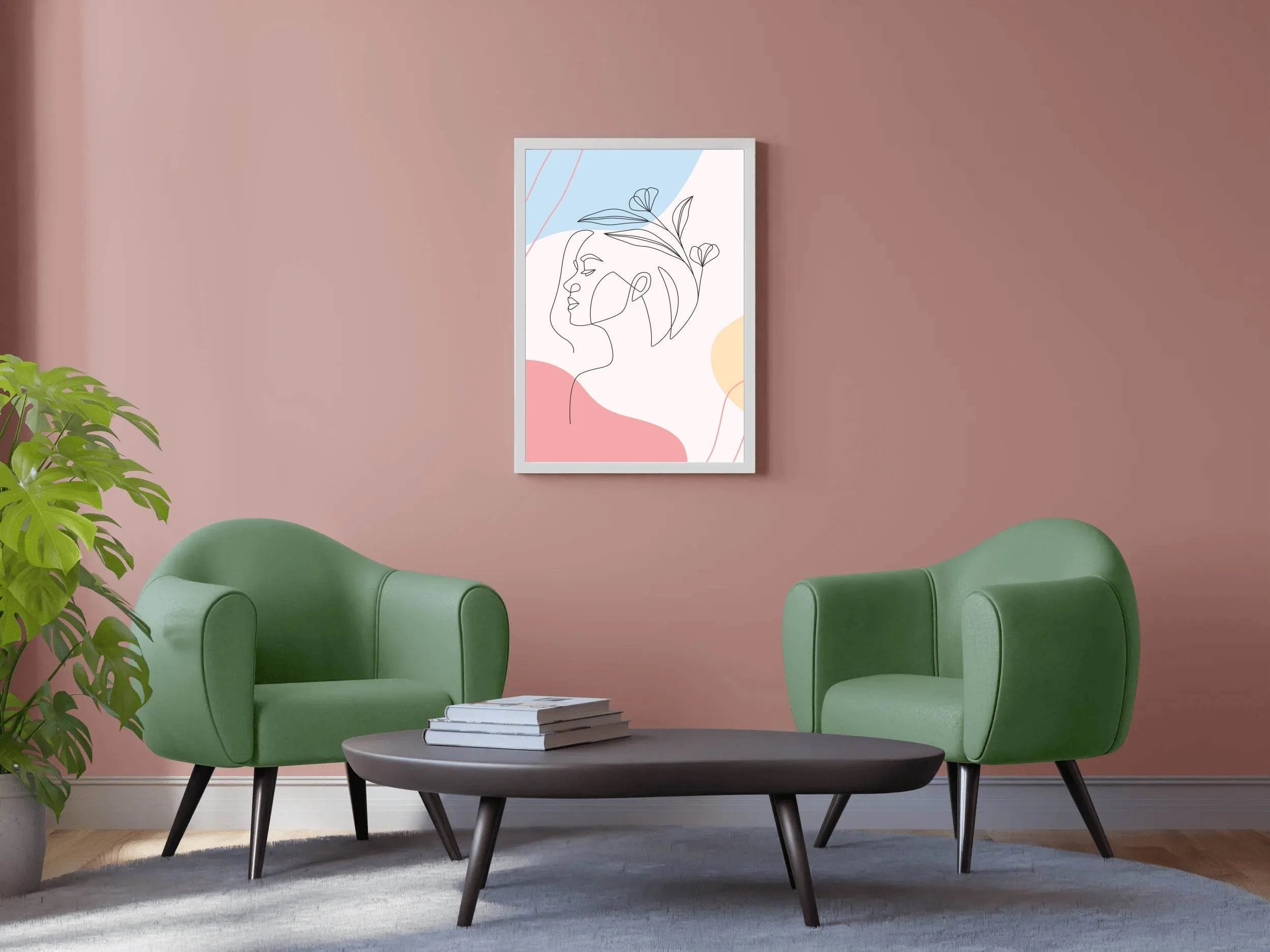 The Face Of a Sleeping Woman Wall Art - beink online art store