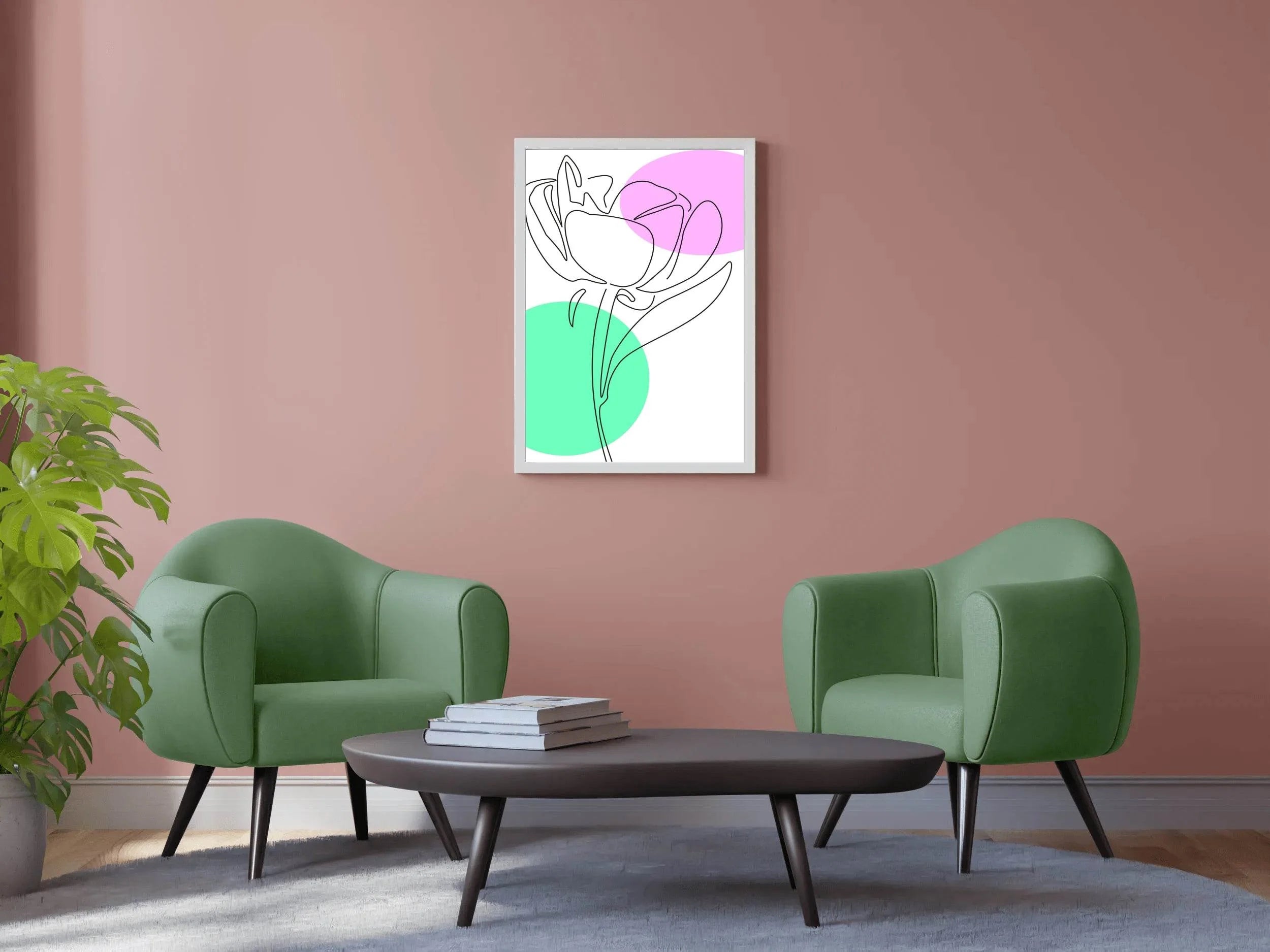 Painting Beautiful Rose Wall Art - beink online art store
