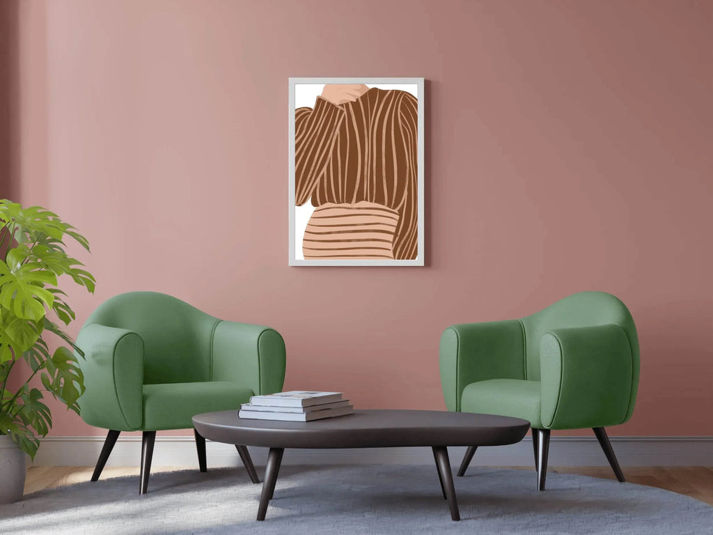 Patterned Women Clothing Wall Art - beink online art store