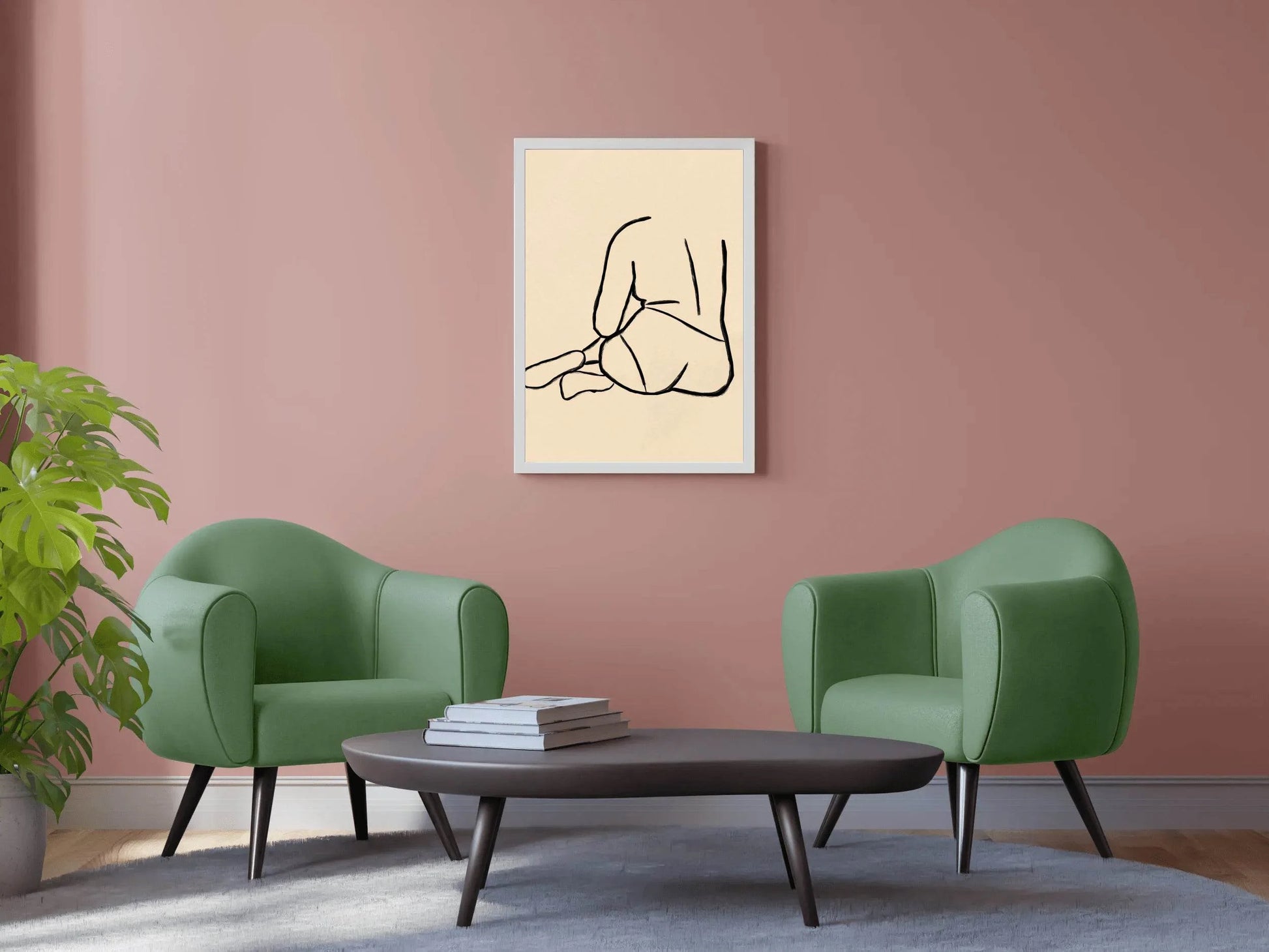 The Back of A Woman Wall Art - beink online art store
