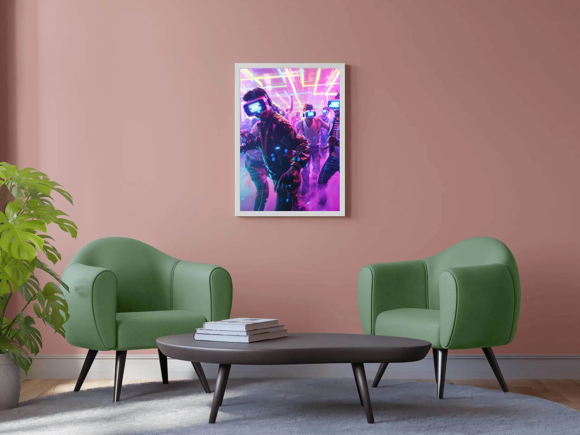 Disco With VR Wall Art - beink online art store