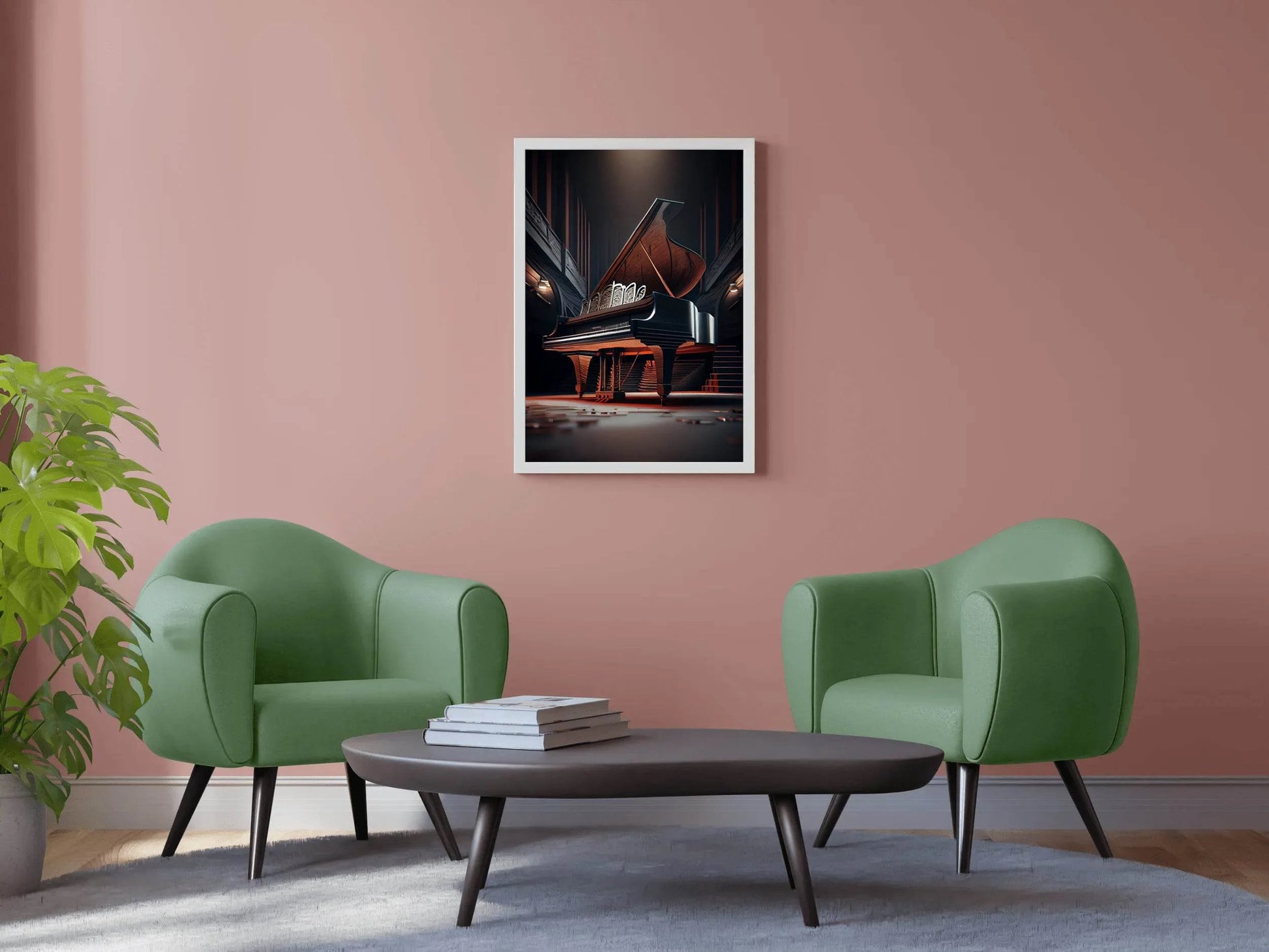 Grand Luxury Piano In The Theater Wall Art - beink online art store