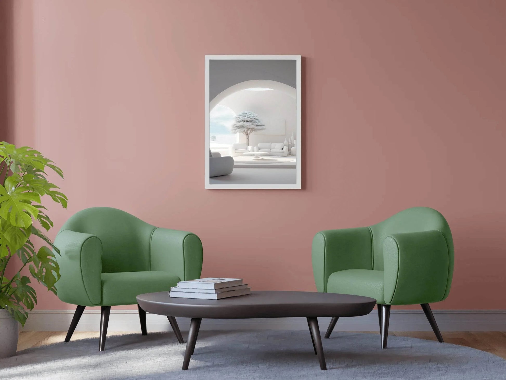 White Luxury Tree Wall Art - beink online art store