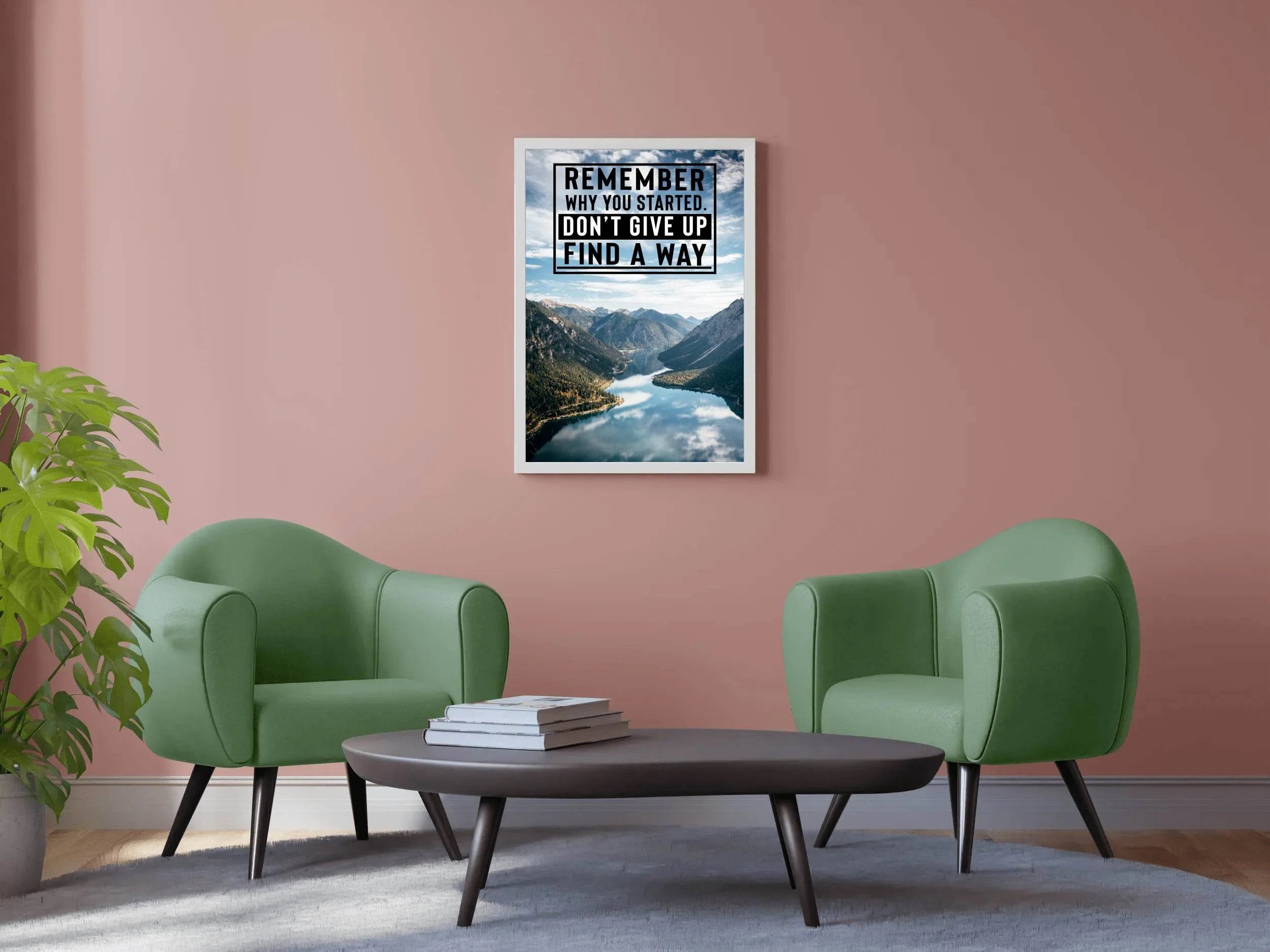 Don't Give Up Motivational Wall Art - beink online art store