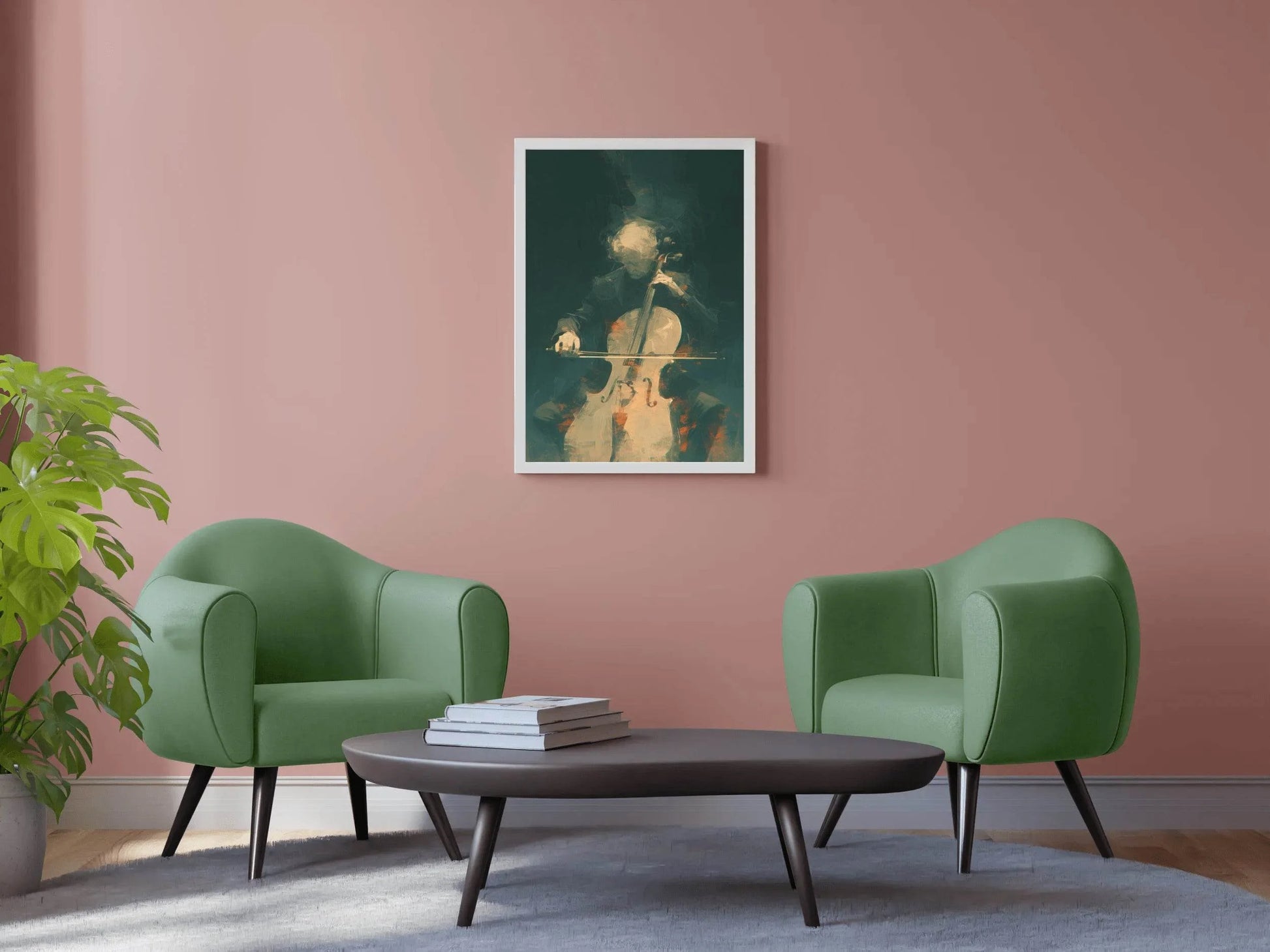 Christopher Lee Playing The Cello Wall Art - beink online art store