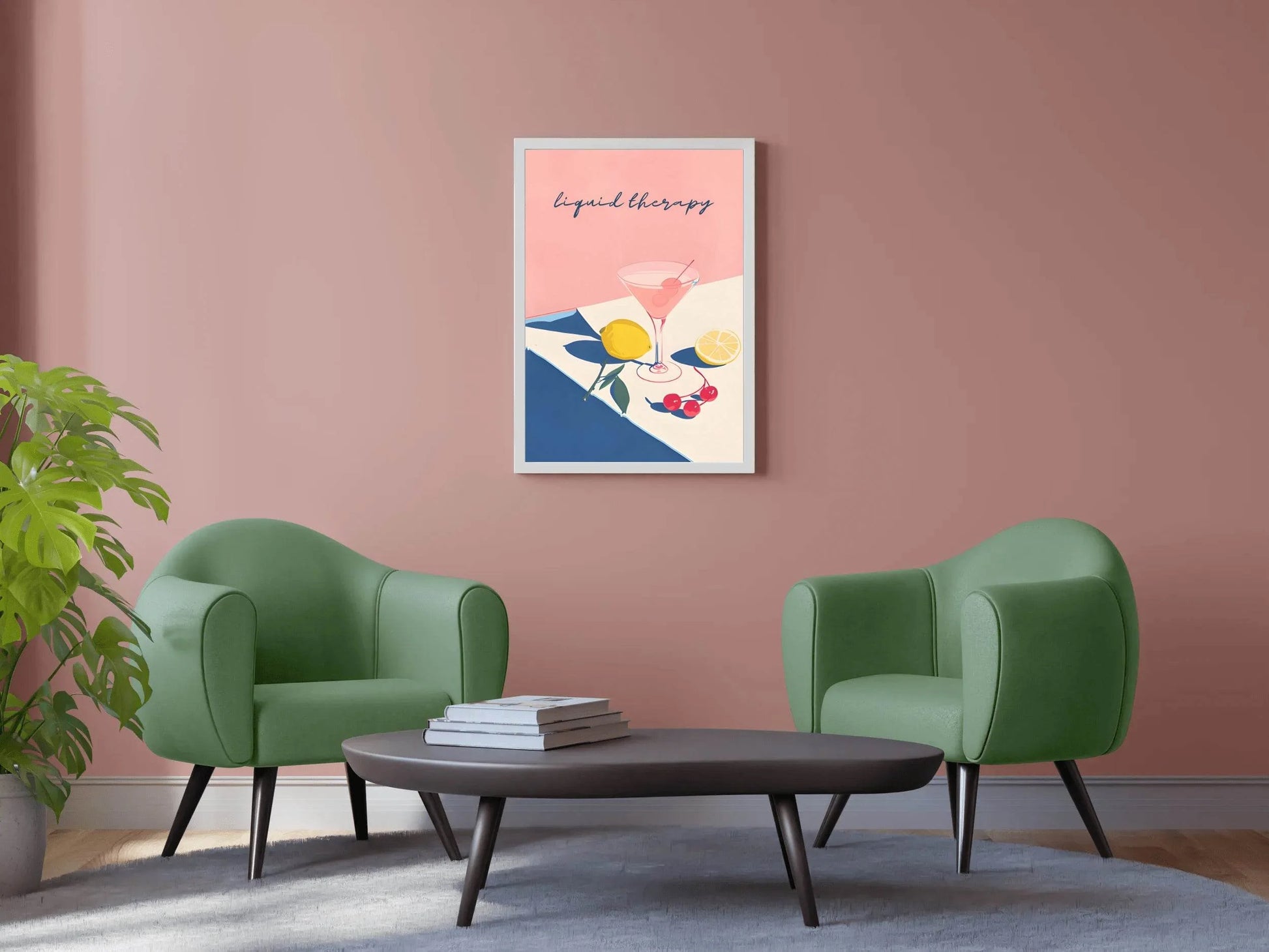 Lemon Espresso Cocktail Wall Art - beink online art store