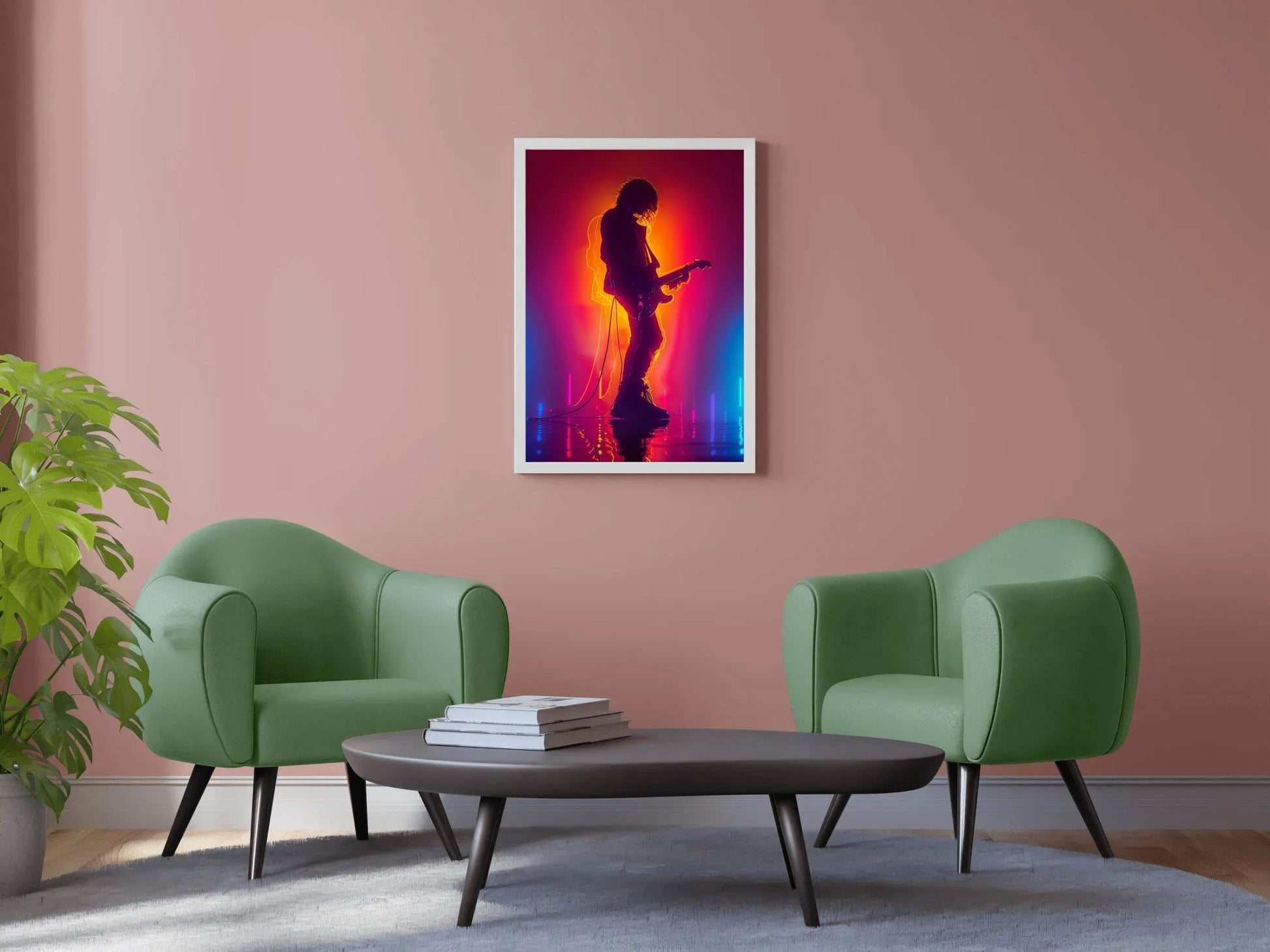 Guitarist In Concert Wall Art - beink online art store