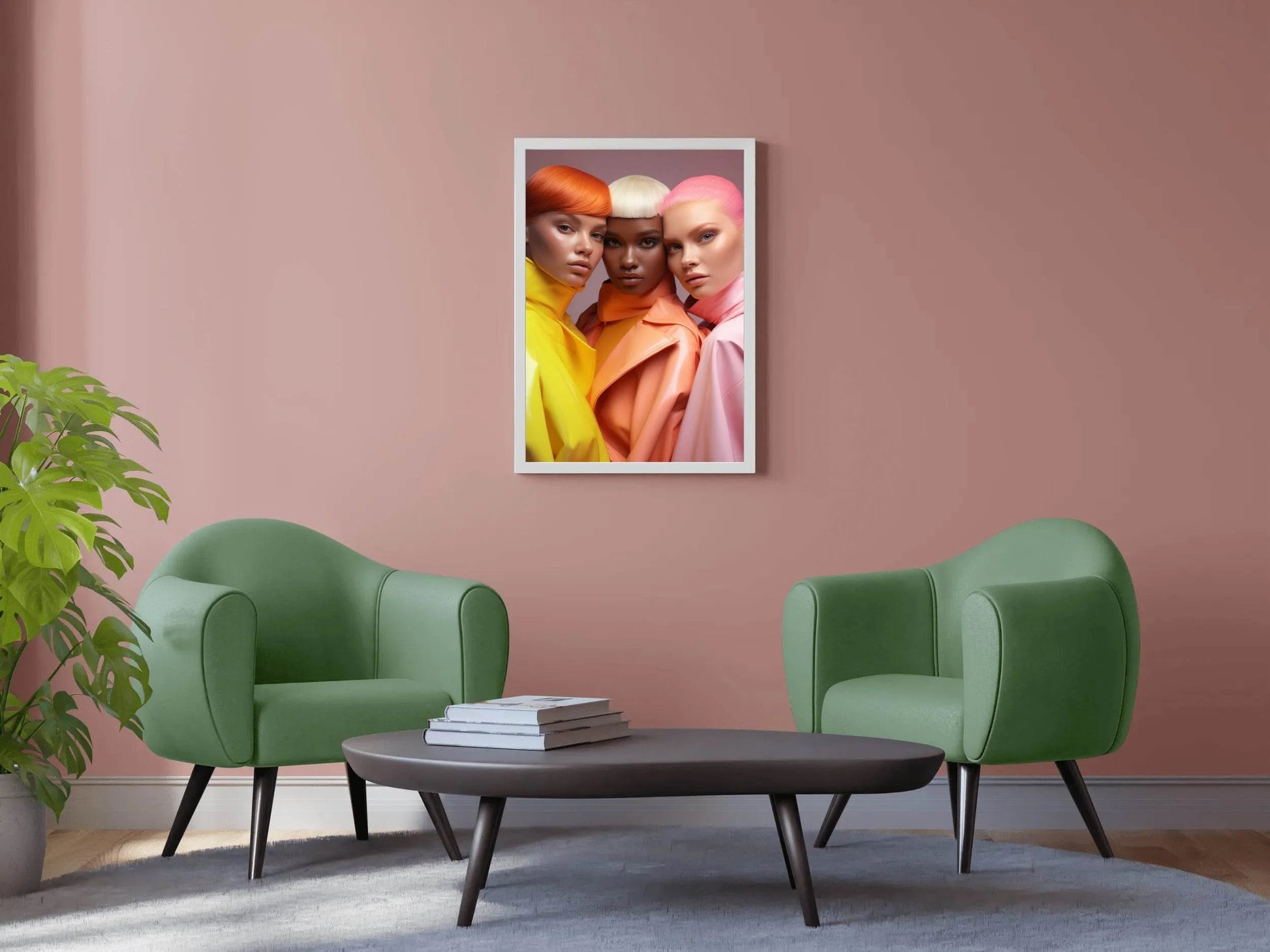 European Style Fantasy Hairstyle Wall Art - beink online art store