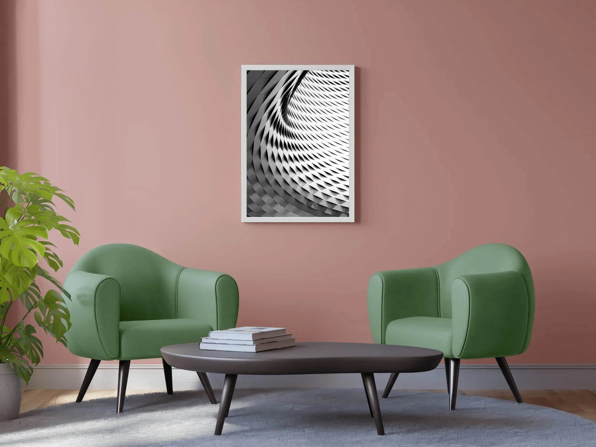 White Architecture Abstract Wall Art - beink online art store