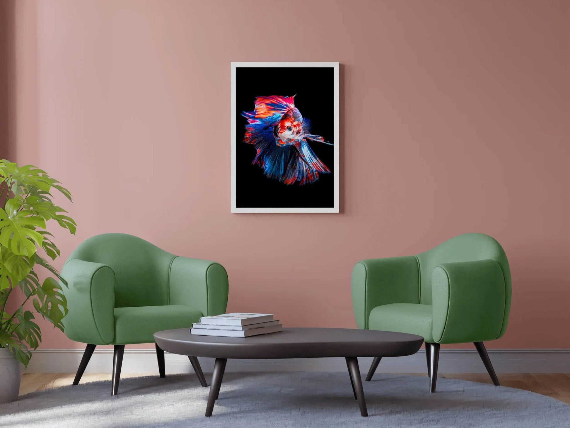 Siamese Fighting Fish Wall Art - beink online art store