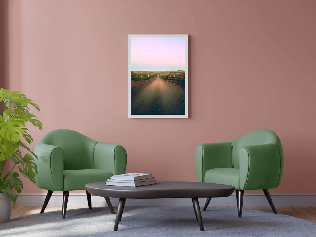 Keep Going Motivational Wall Art - beink online art store