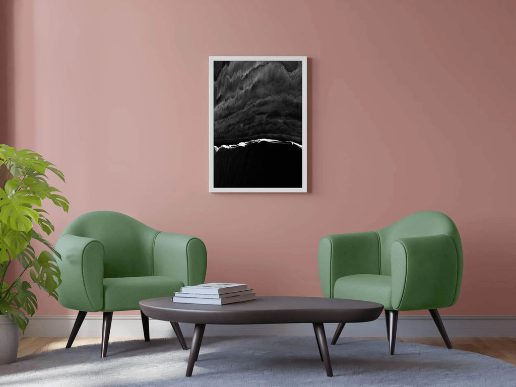 Dark Matter Abstract Wall Art - beink online art store