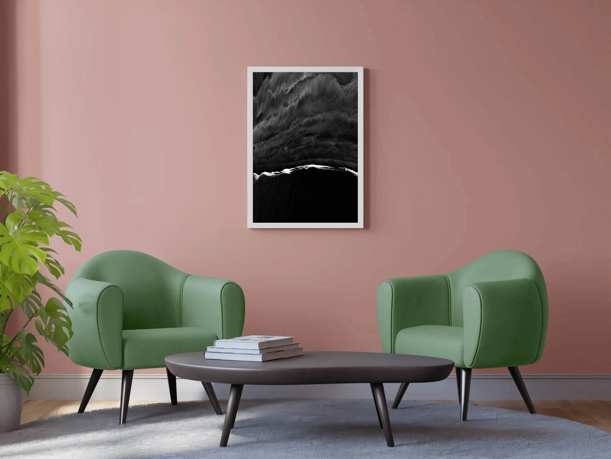 Dark Matter Abstract Wall Art - beink online art store