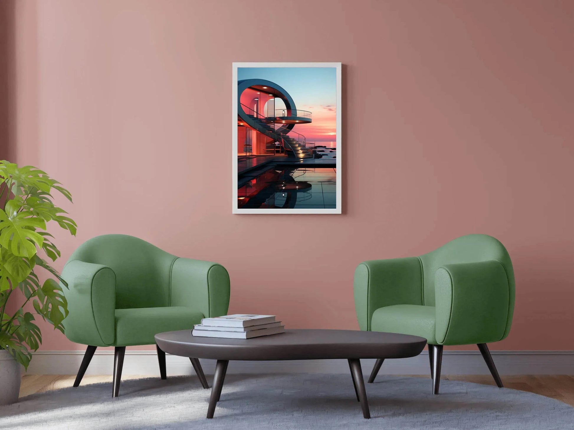 Beautiful MCM House Wall Art - beink online art store