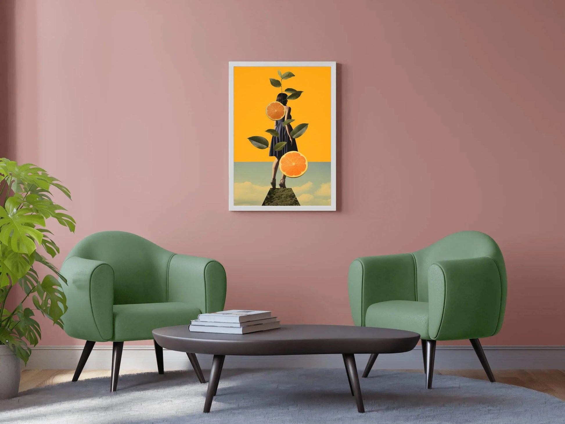 Modern Elegant Lady Abstract Wall Art - beink online art store