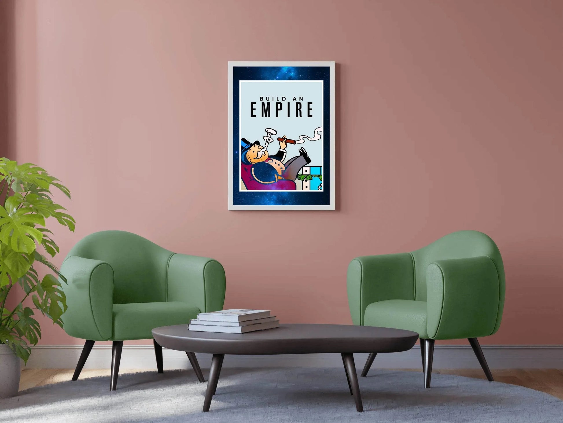 Monopoly-Inspired Success Motivational Wall Art - beink online art store