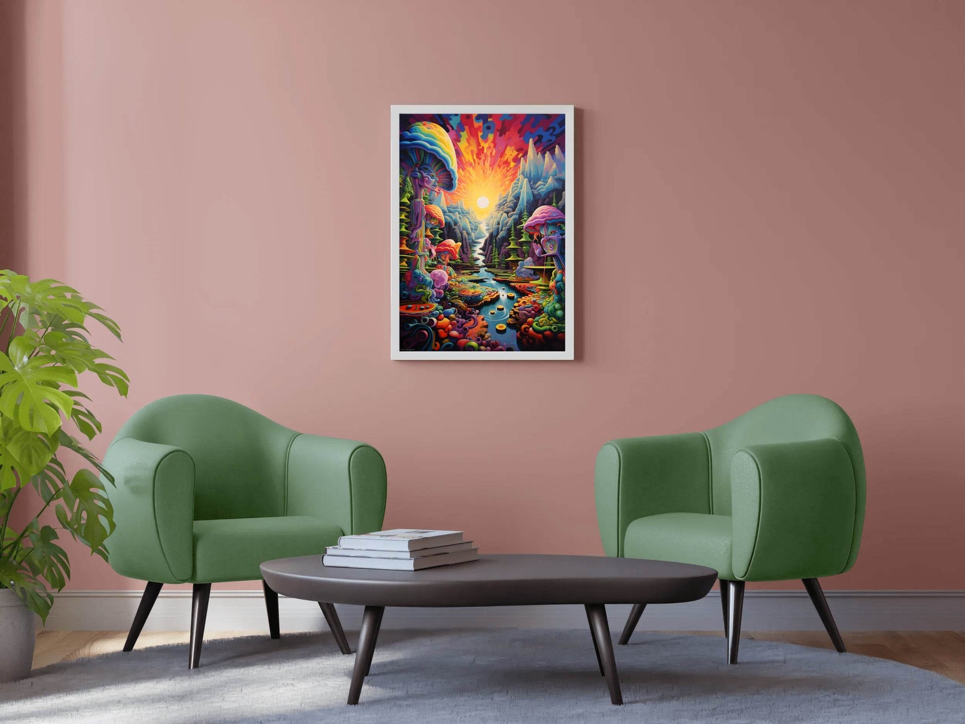 Kayas Collection Abstract Psychedelic Wall Art - beink online art store