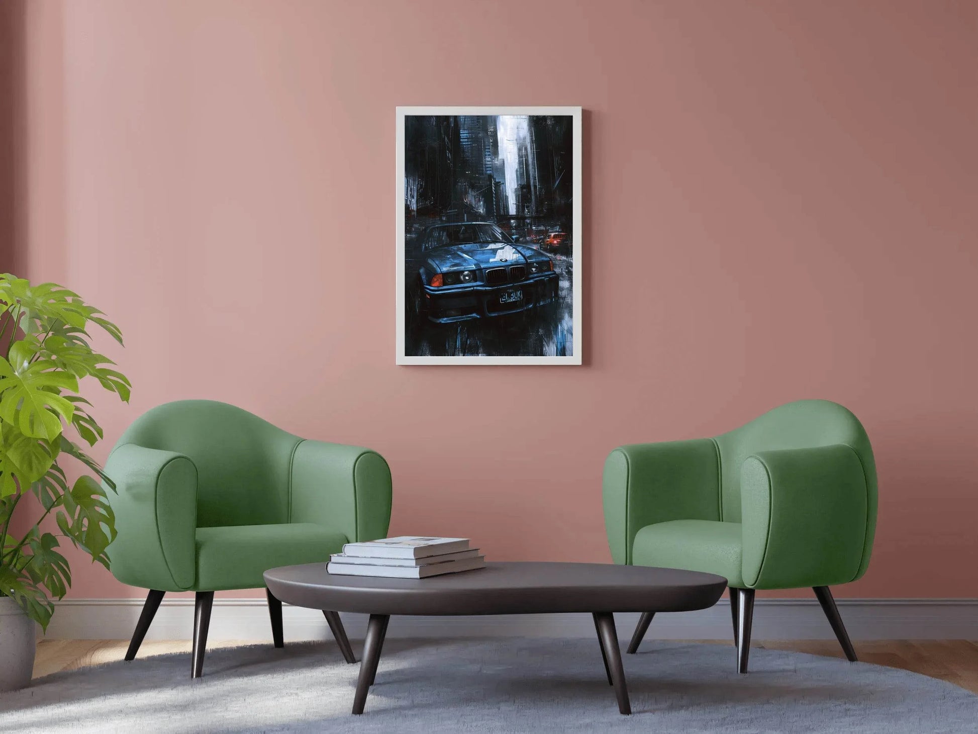 BMW M3 Dark Canvas Wall Art - beink online art store
