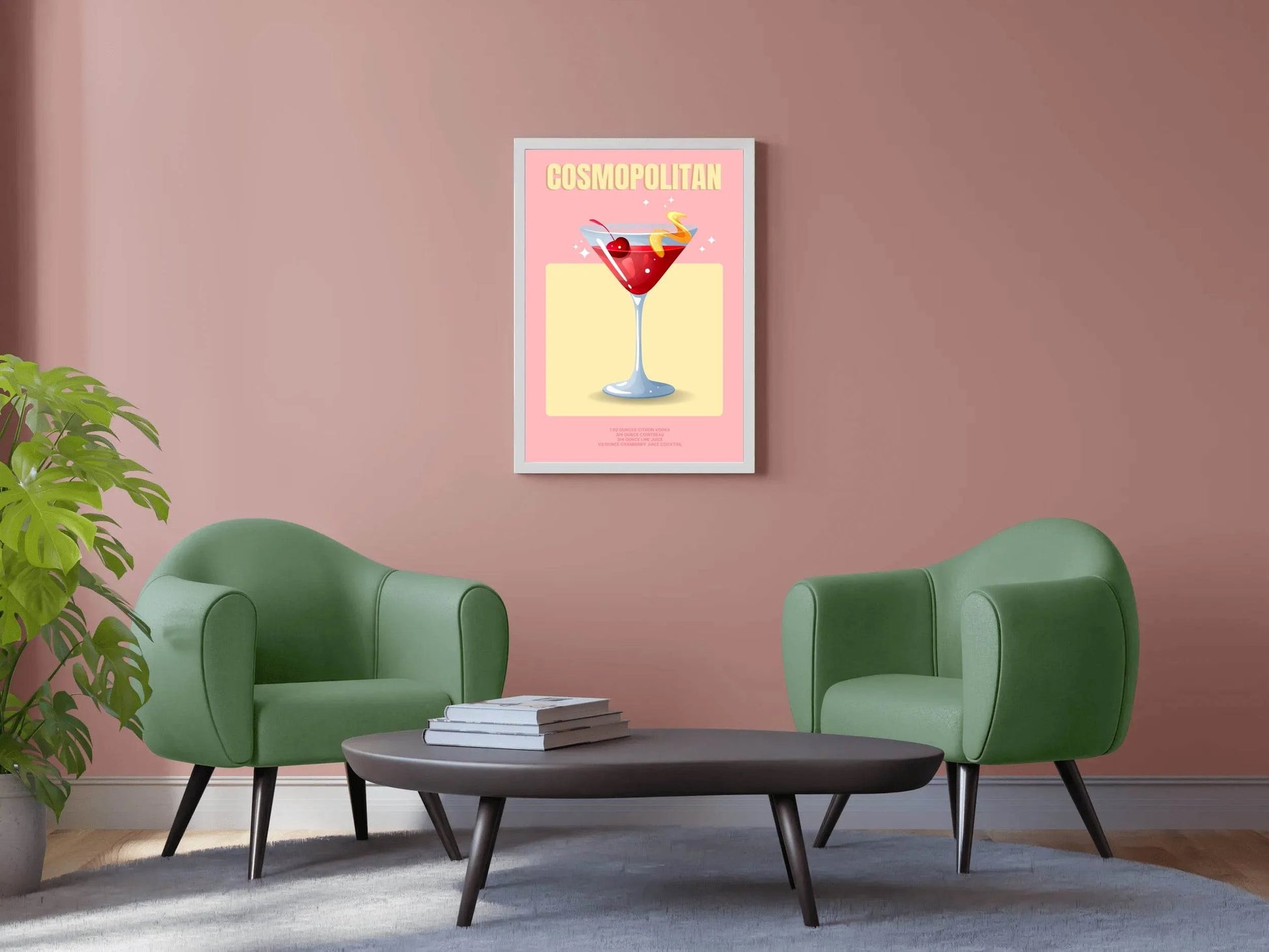 Cocktail Cosmopolitan Wall Art - beink online art store