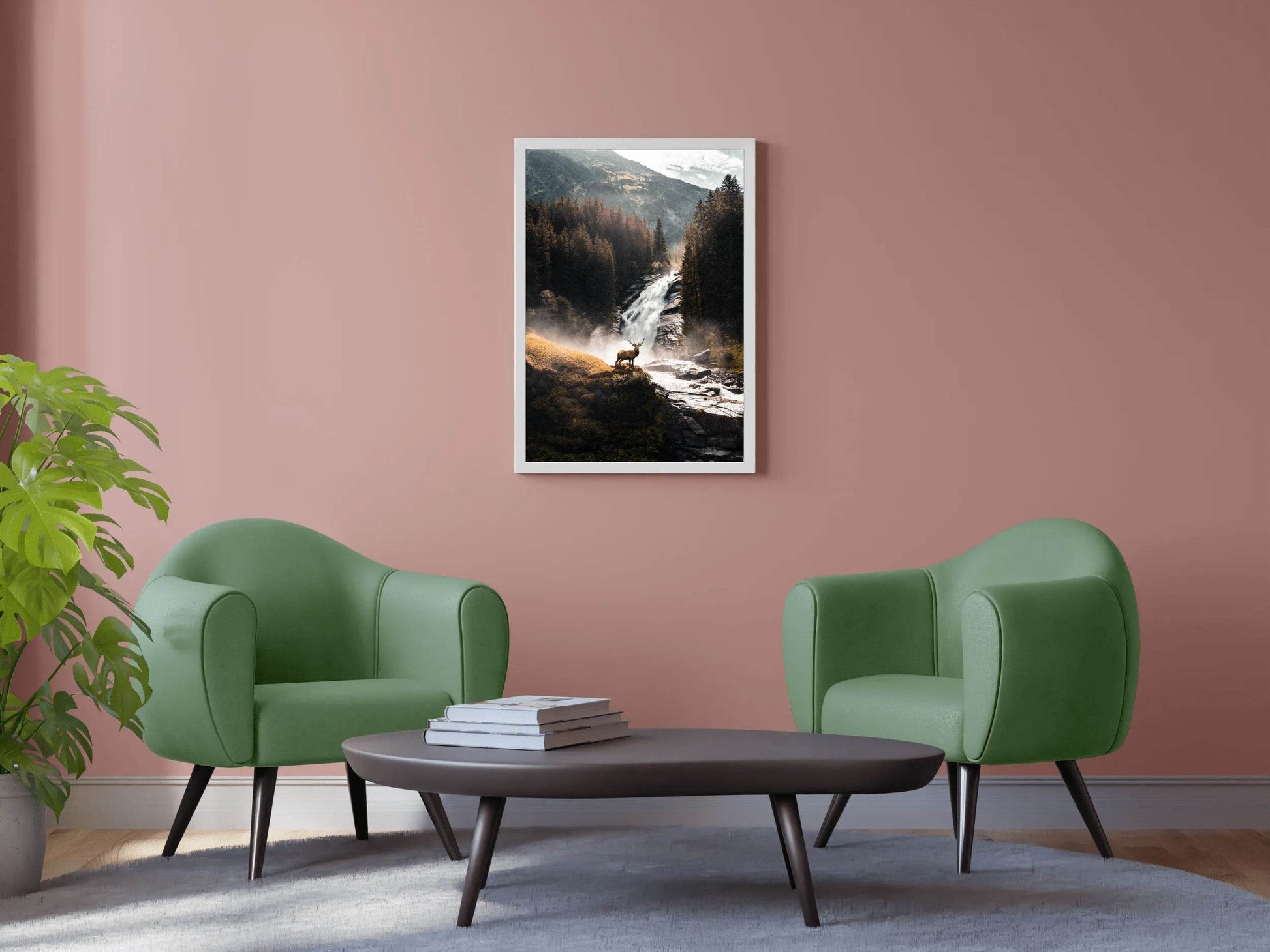 Scottish Red Deer Animal Wall Art - beink online art store