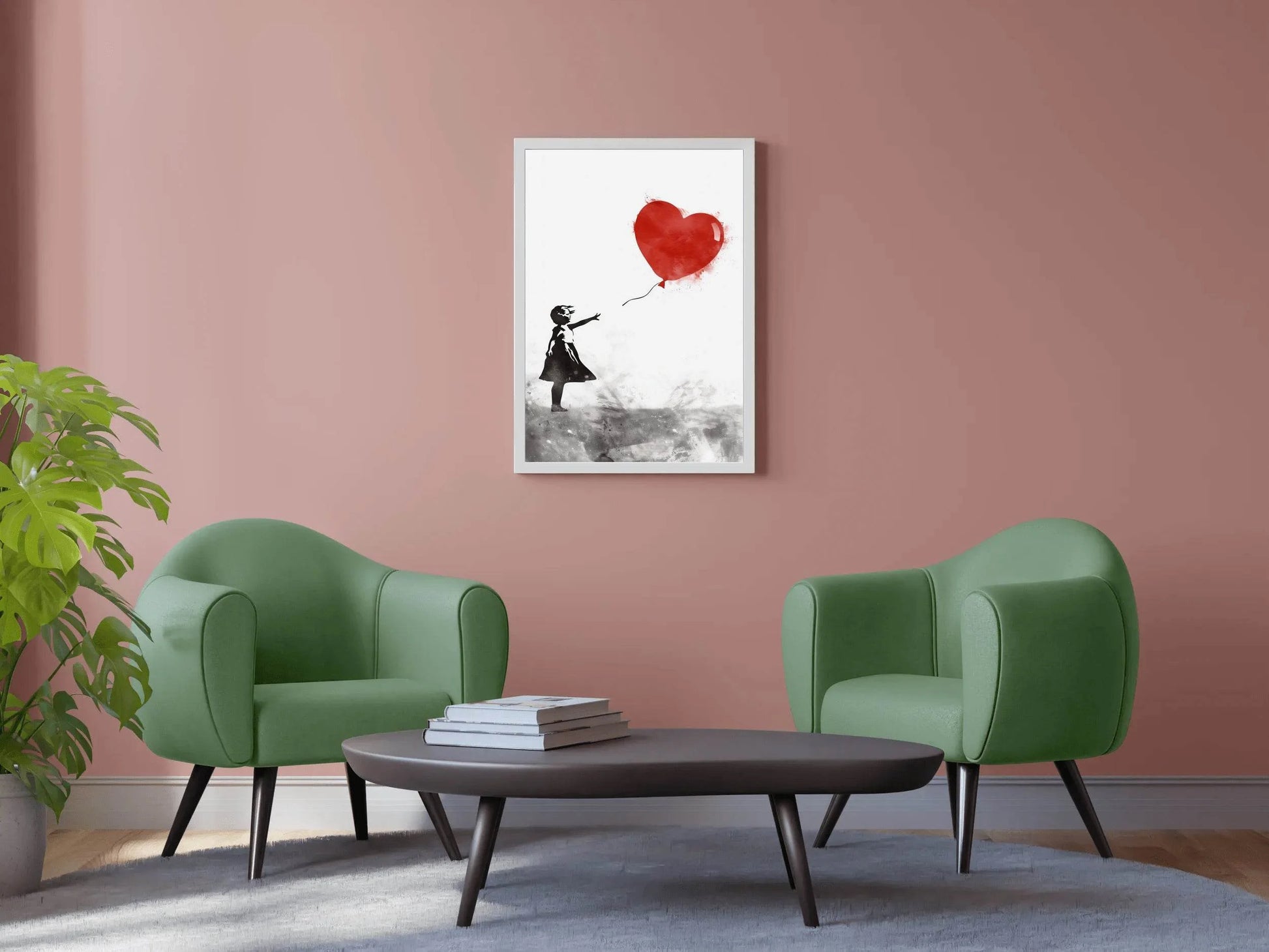 Balloon Girl Wall Art - beink online art store