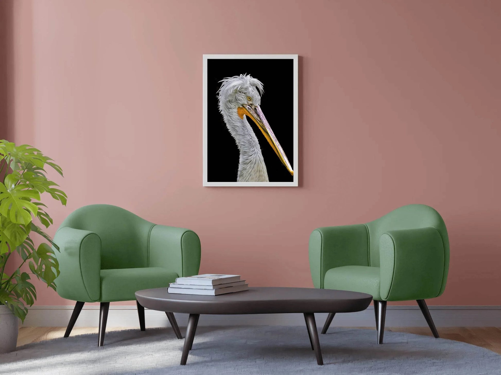 Picture of White Dalmatian Pelican - beink online art store