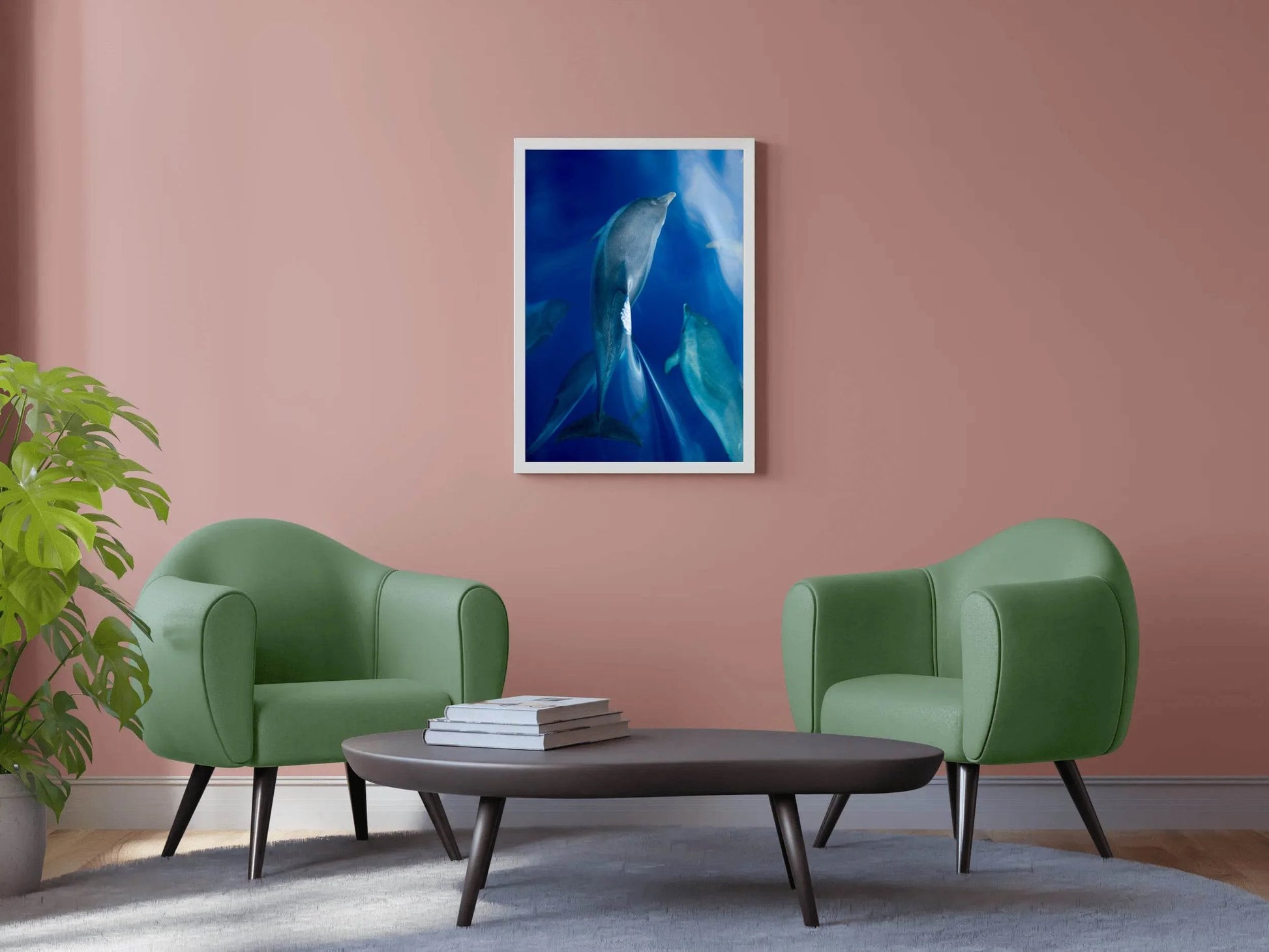 Common Bottlenose Dolphin Wall Art - beink online art store