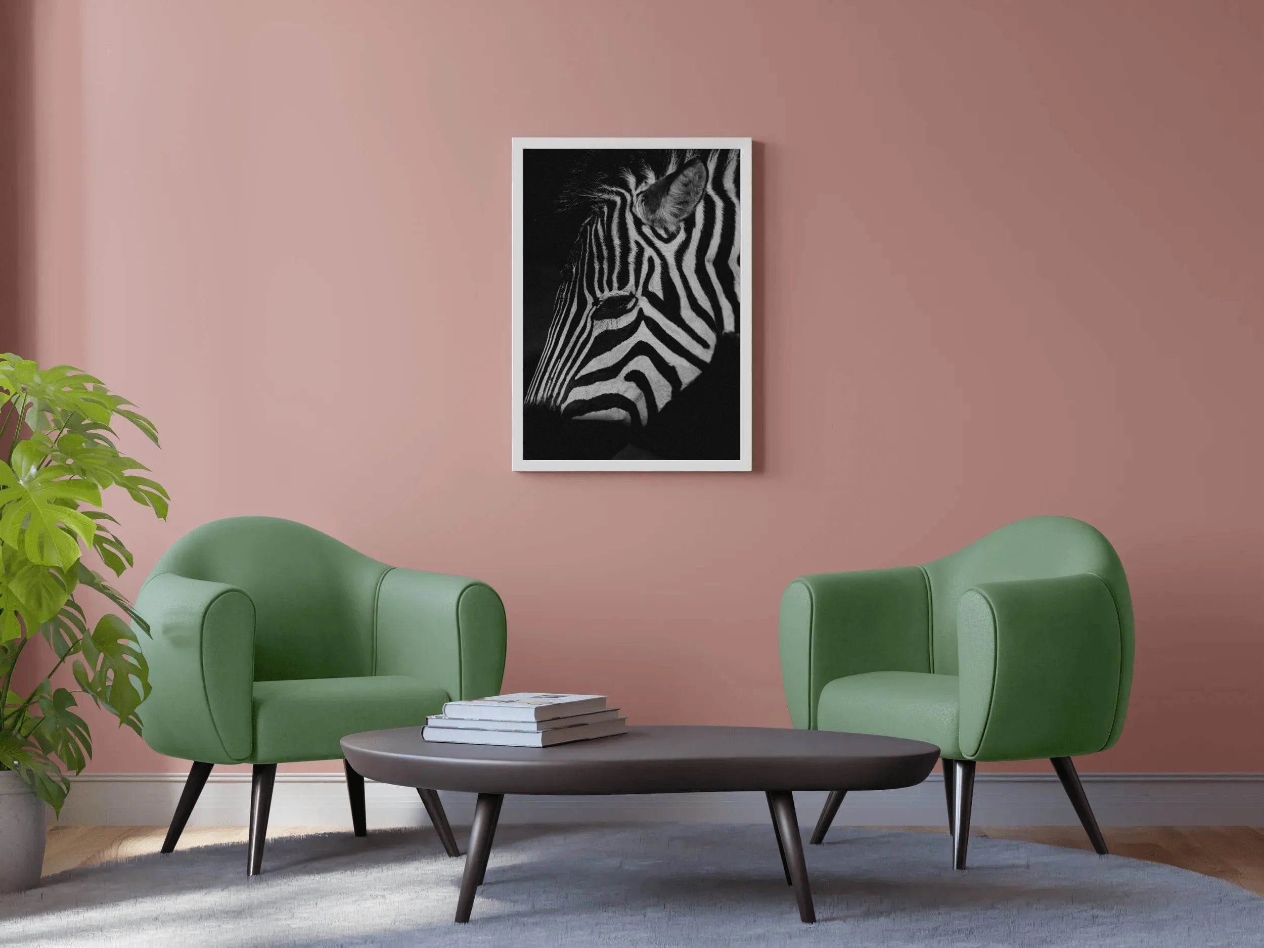 Zebra Black & White Wall Art - beink online art store