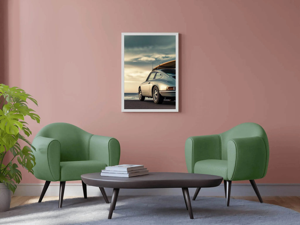 Porsche 911 Vintage Wall Art - beink online art store