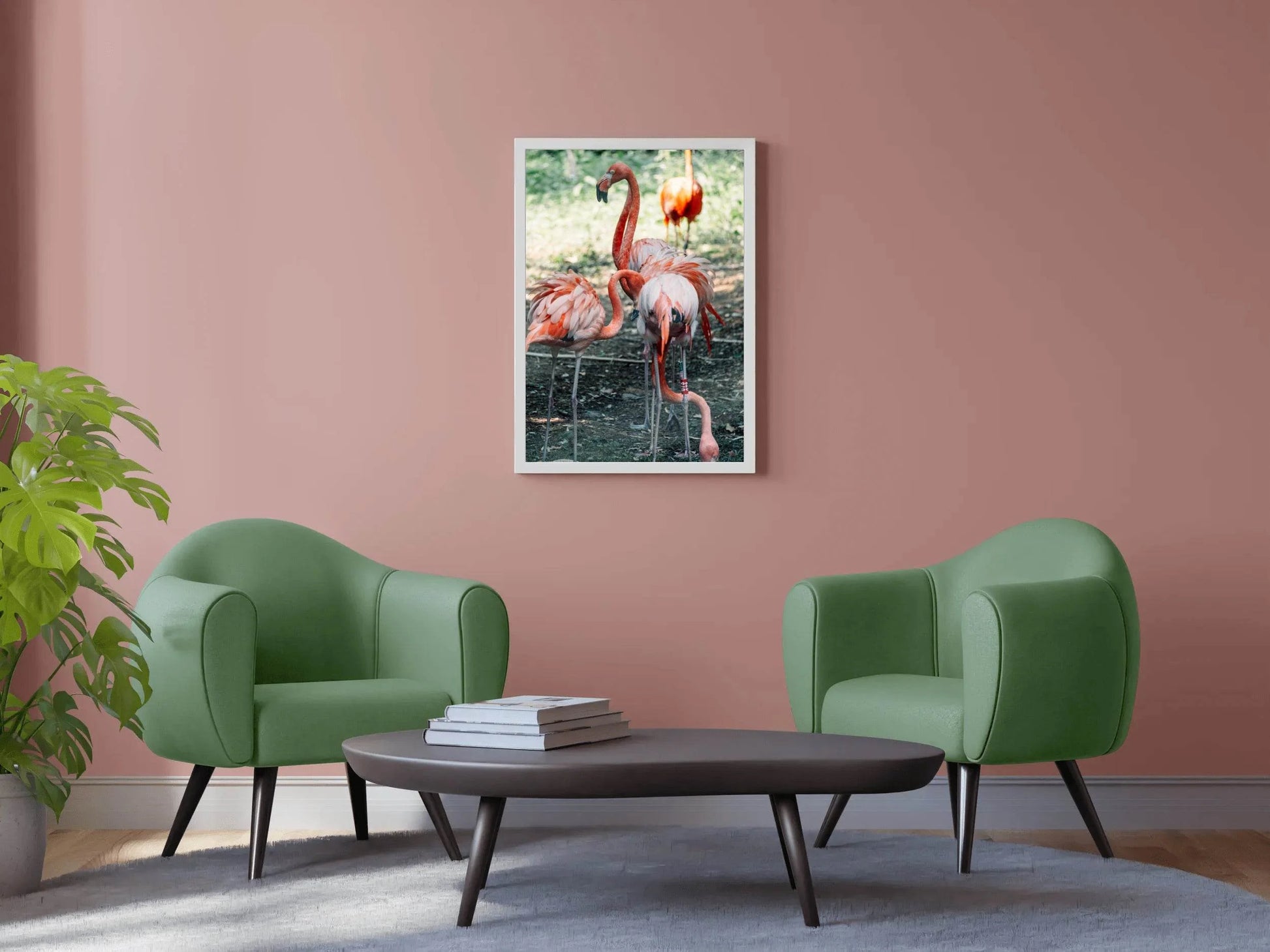 American Flamingo Animal Wall Art - beink online art store