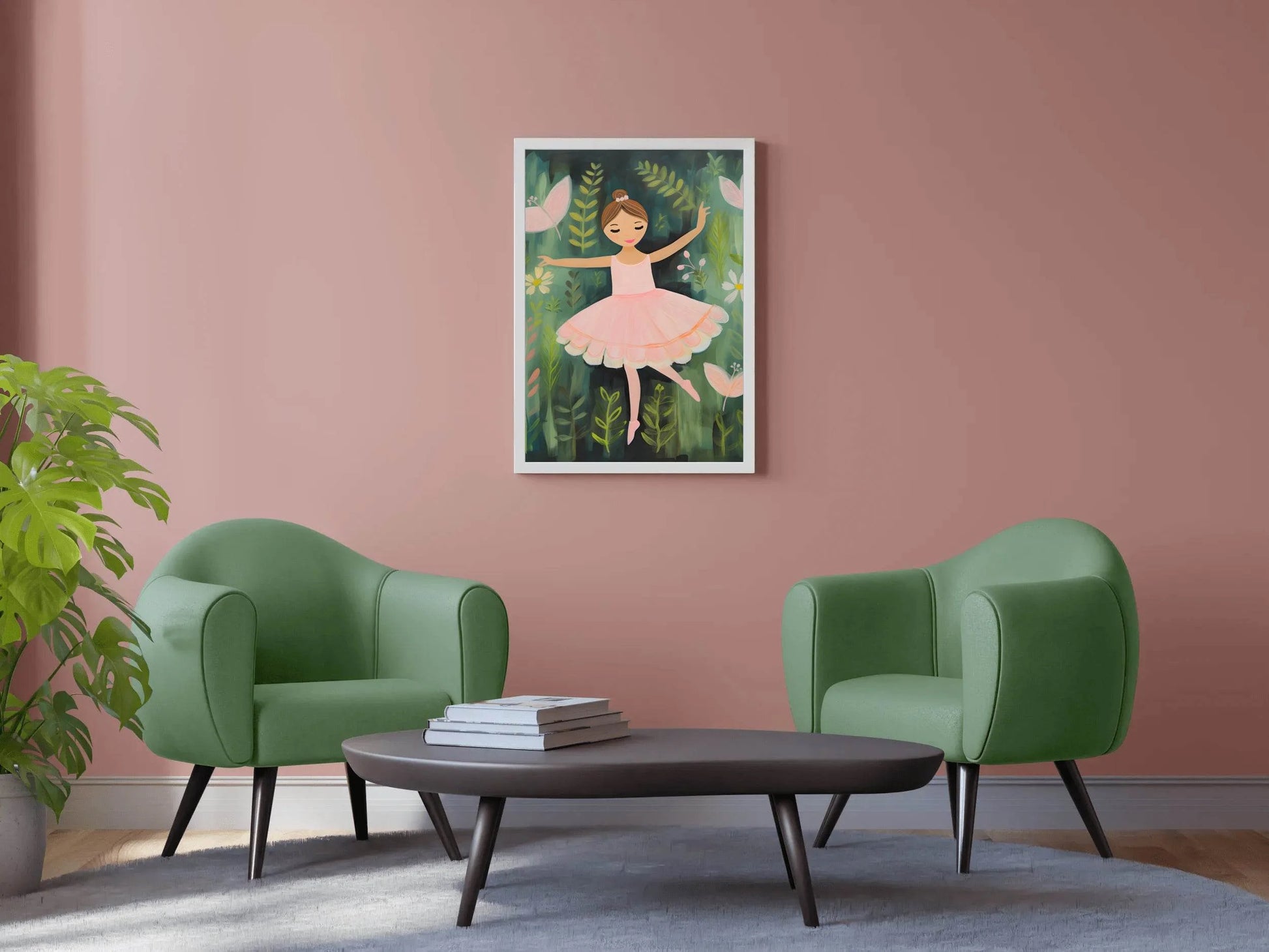 Ballerina Girl Art Print - beink online art store