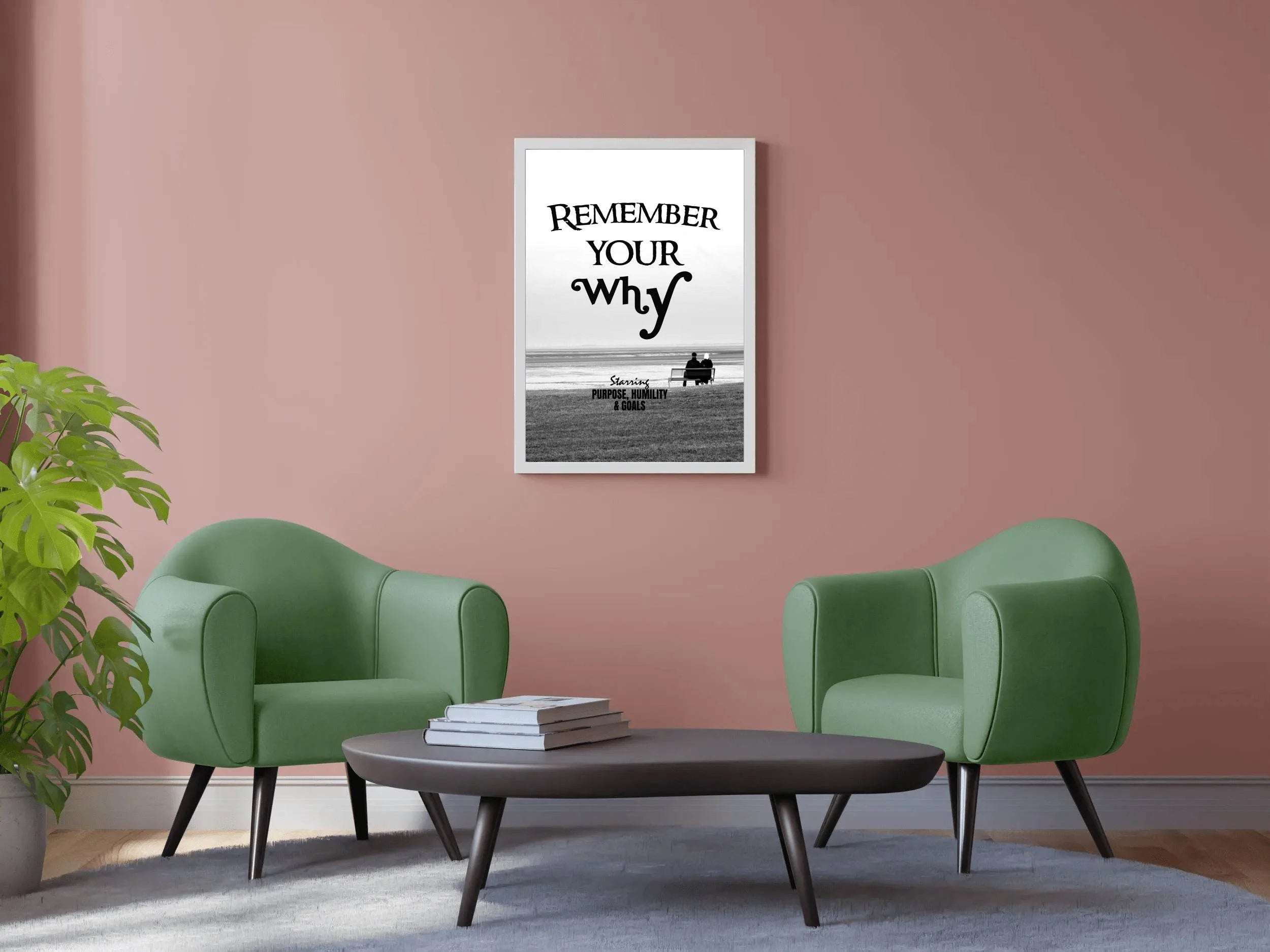 Remember You Why Motivational Wall Art - beink online art store