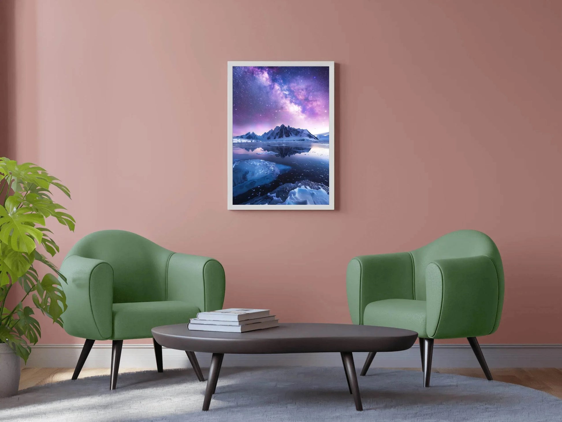 Milky Way Over Arctic Landscape Wall Art - beink online art store