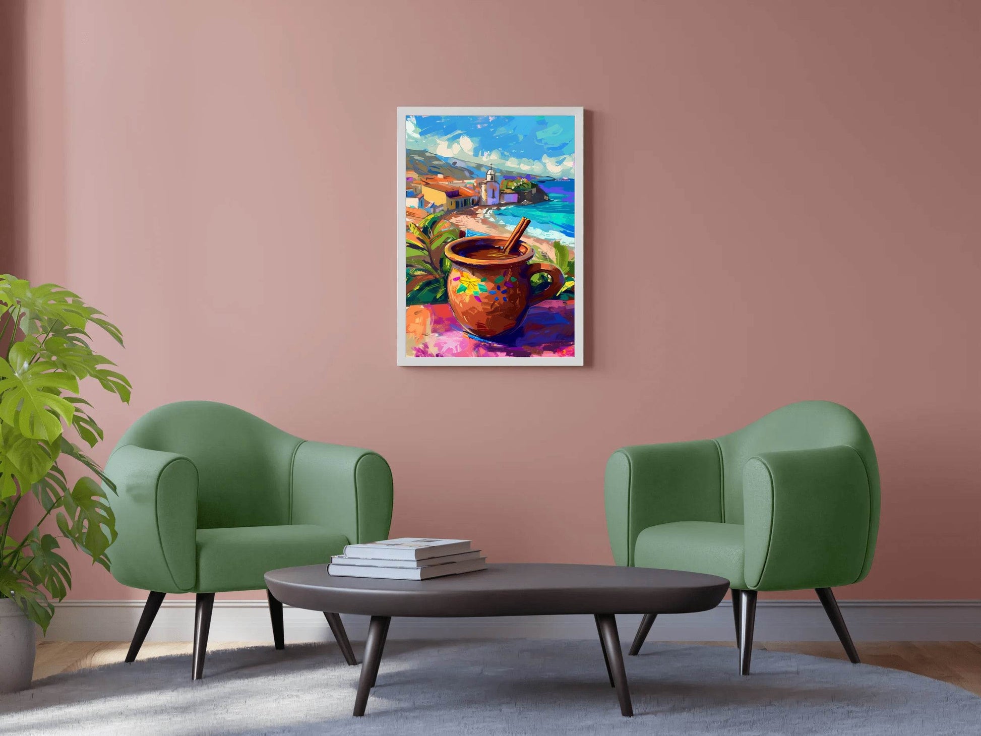 Greece Beachside Bliss Wall Art - beink online art store