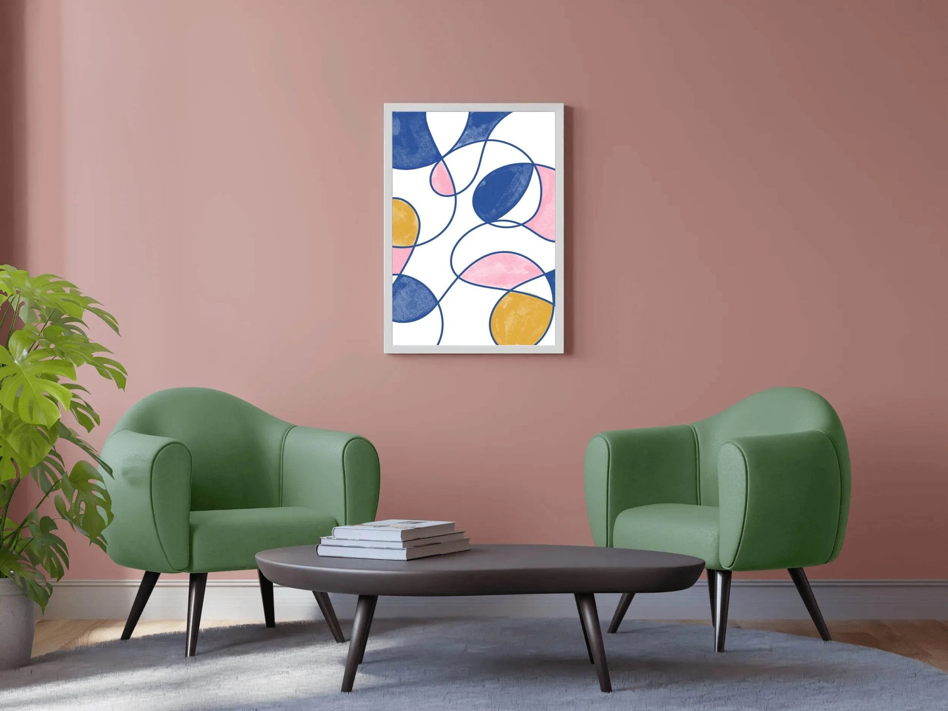 Colorful Lines Poster Wall Art - beink online art store