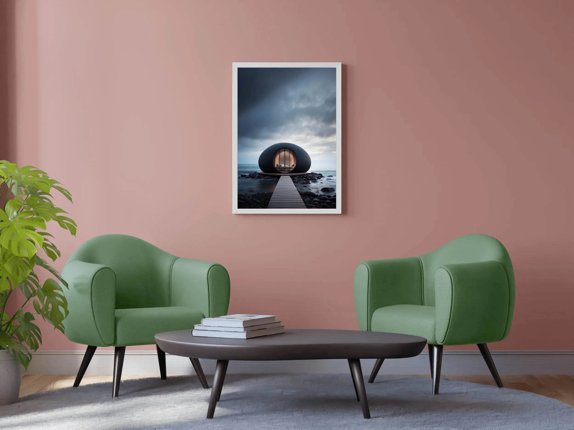 Luxury Beach Cottage Wall Art - beink online art store
