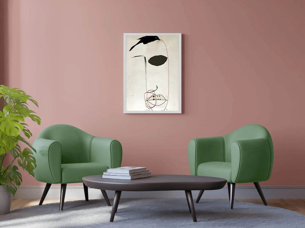 Masked Figure-Mysterious Appearance Wall Art - beink online art store