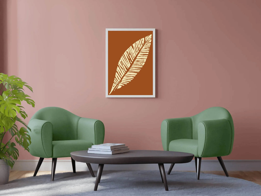 Fossils of Broad Leaved Plants Wall Art - beink online art store