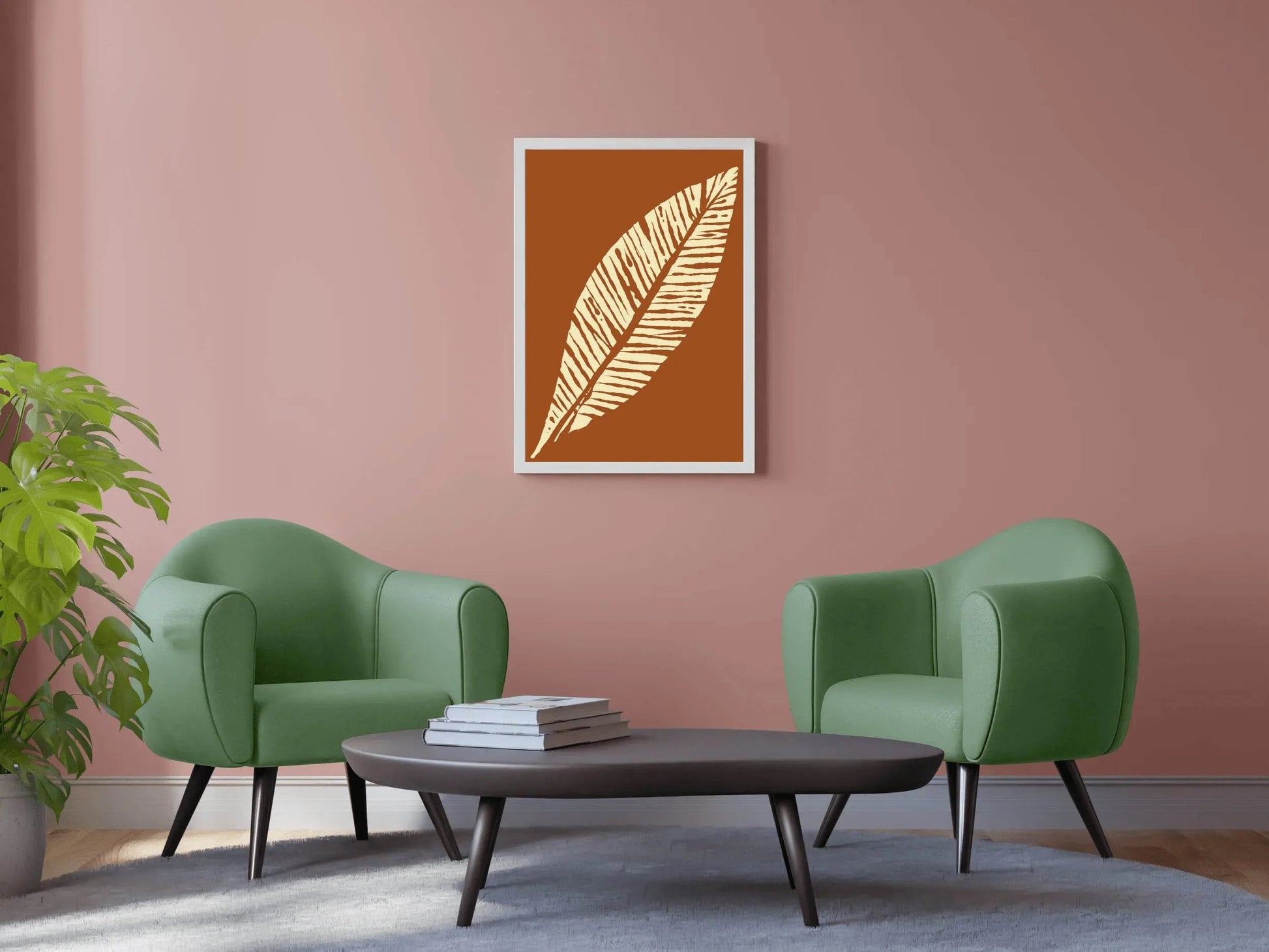 Fossils of Broad Leaved Plants Wall Art - beink online art store