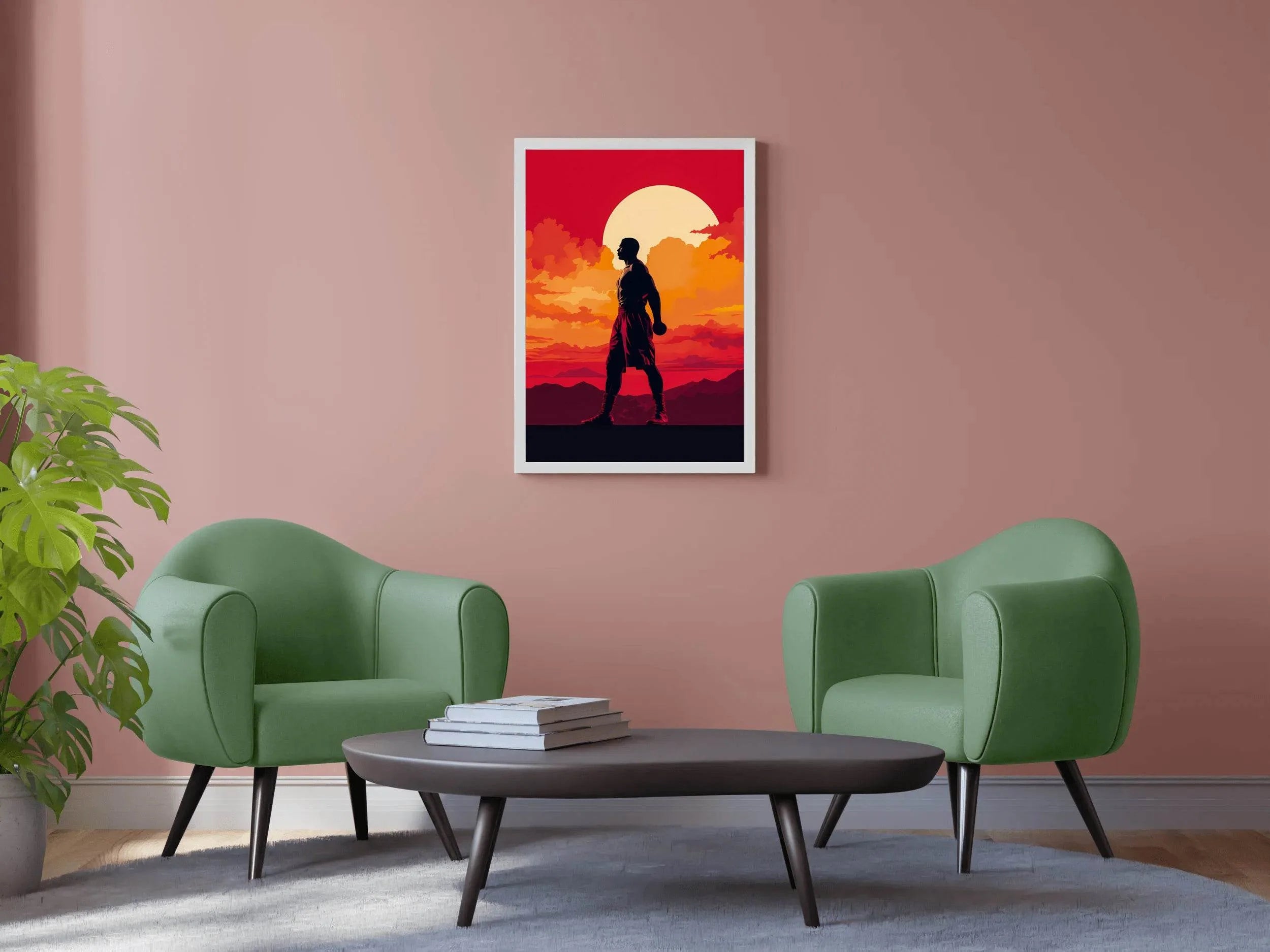 Anime Style Boxing Day Wall Art - beink online art store