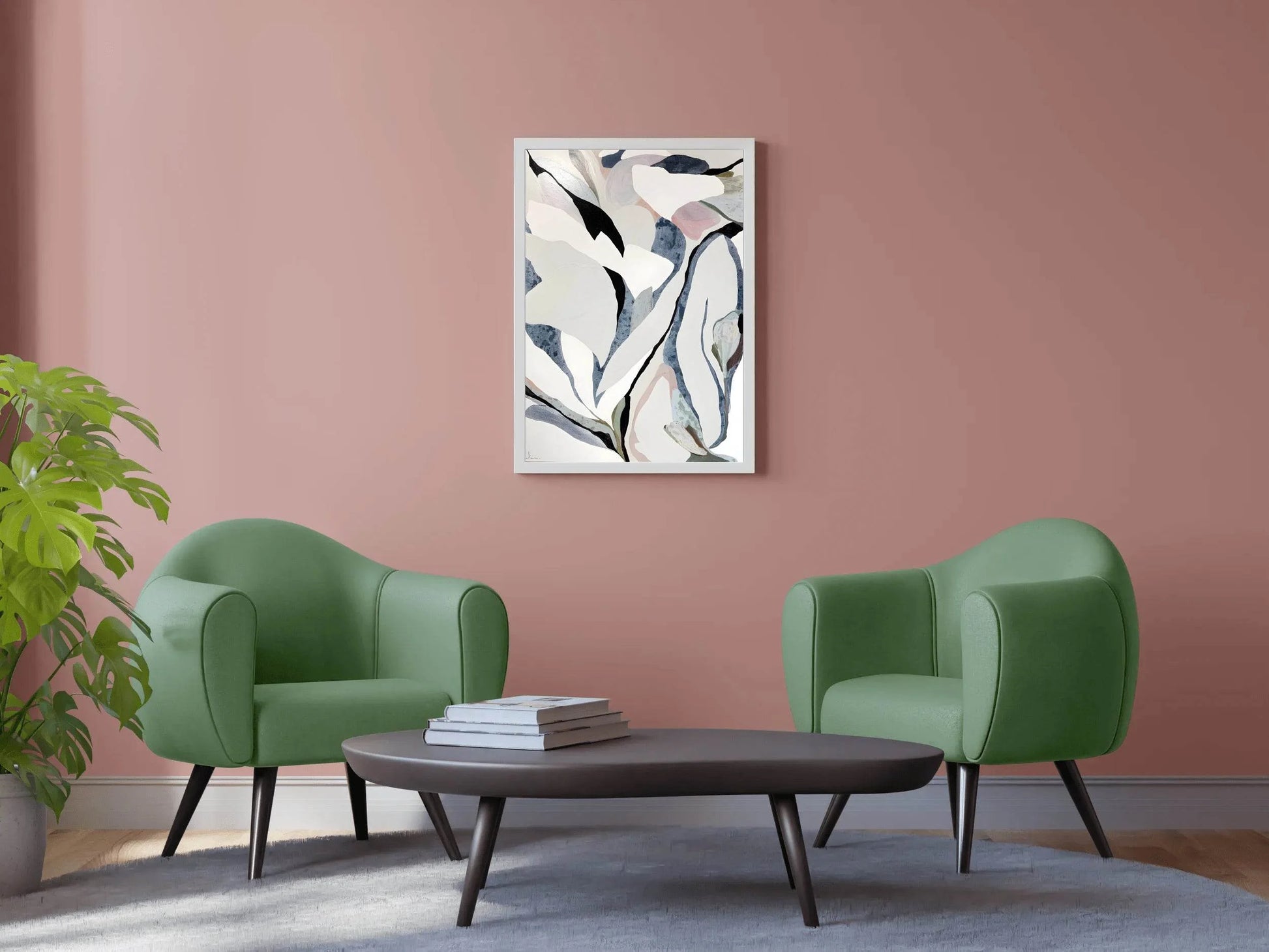Serene Serenity- Floating Organic Shapes Wall Art - beink online art store