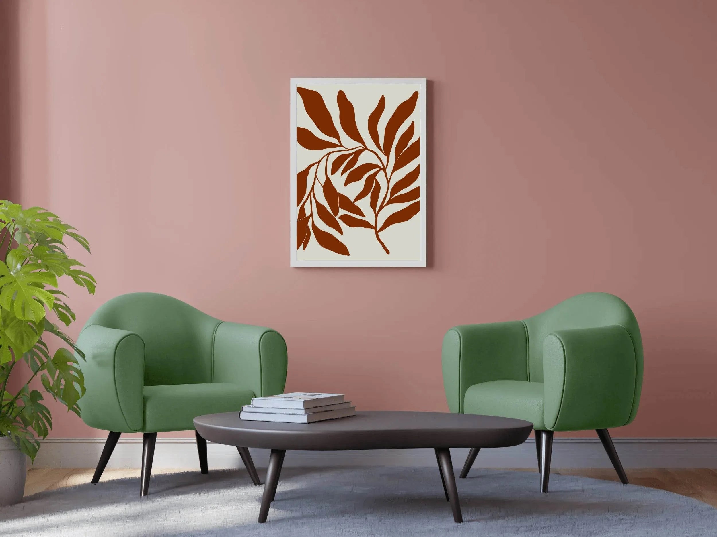 Octopus Leaves Wall Art - beink online art store