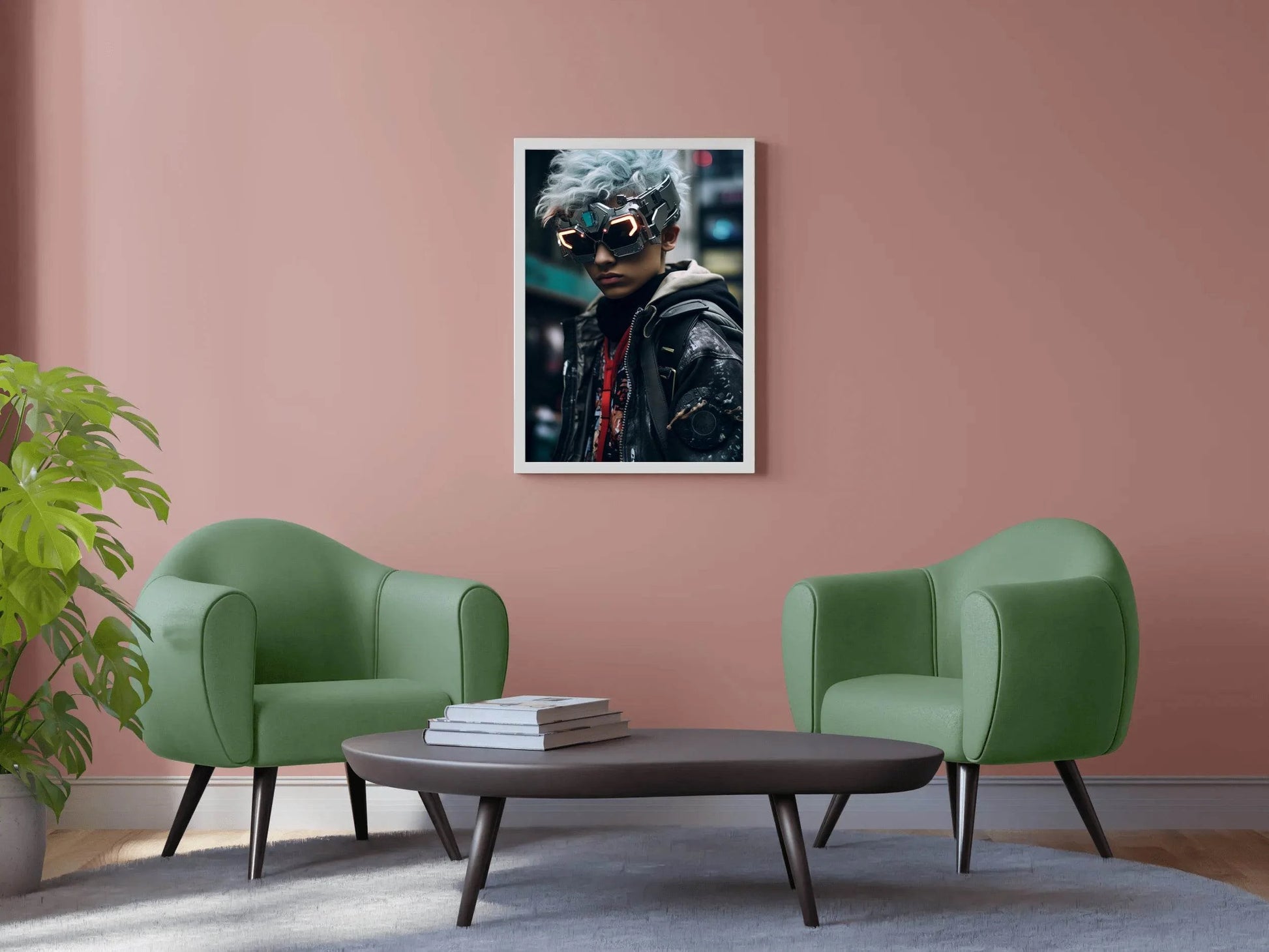 Avatar Boy Cyberpunk Wall Art - beink online art store