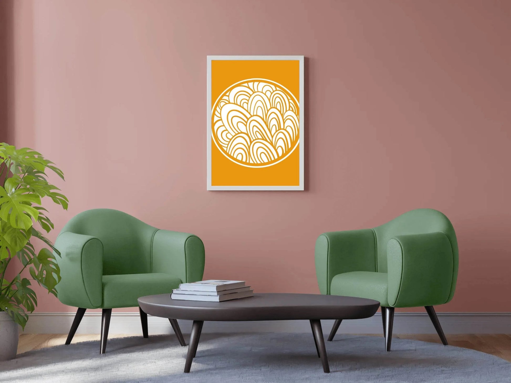 Chinese Round Border Style Wall Art - beink online art store