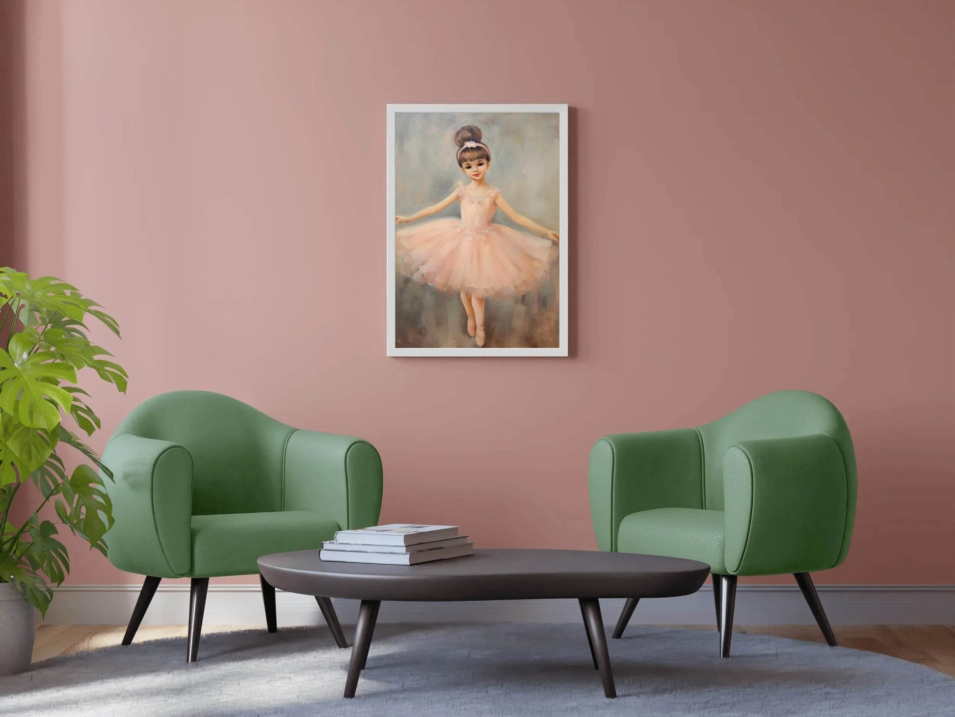 Grace in Pink The Young Ballerina Wall Art - beink online art store