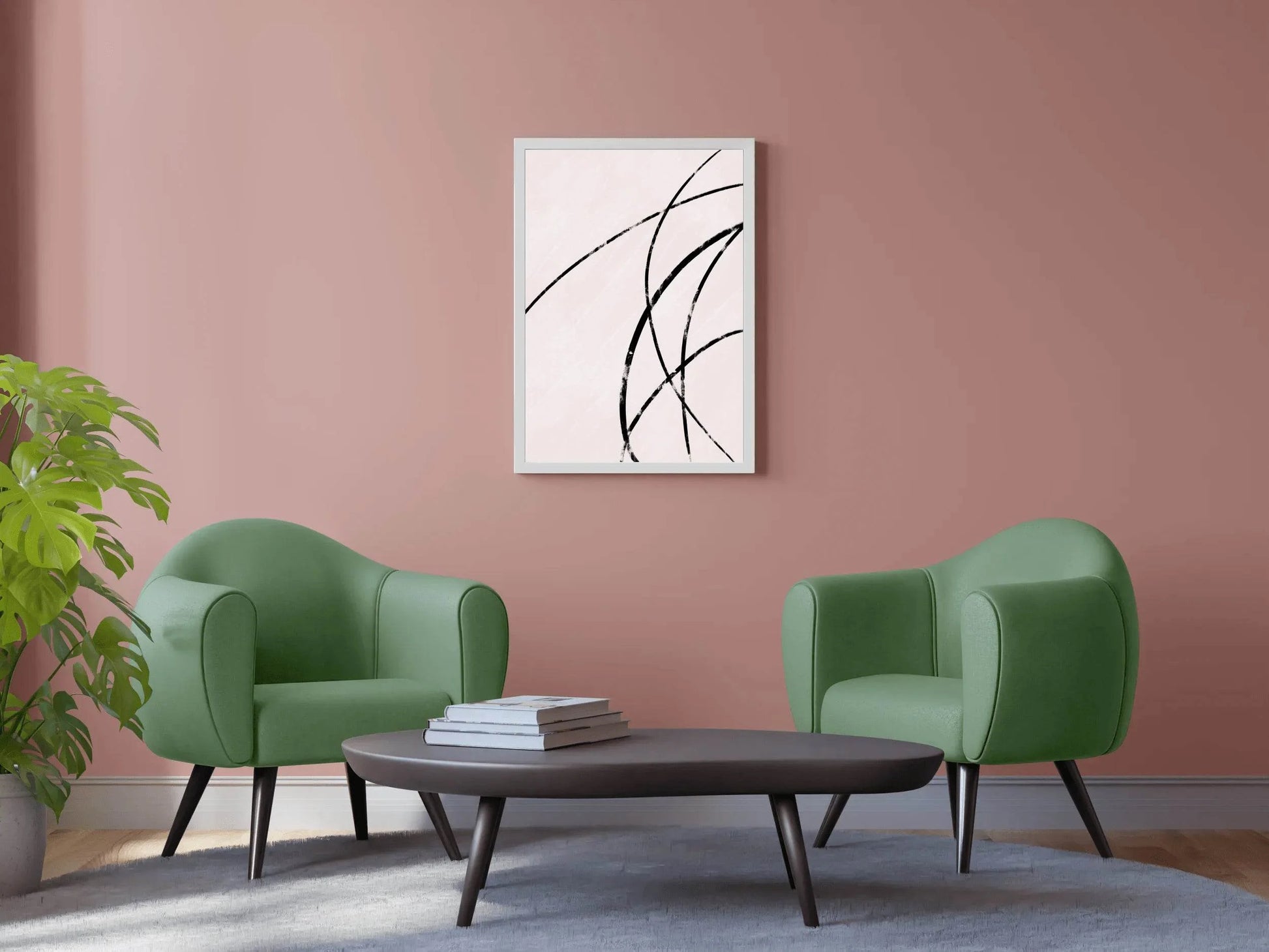 Black Abstract Patterns Wall Art - beink online art store