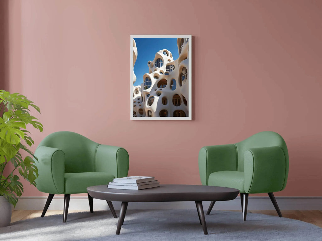 Stacked Houses In South Wall Art - beink online art store